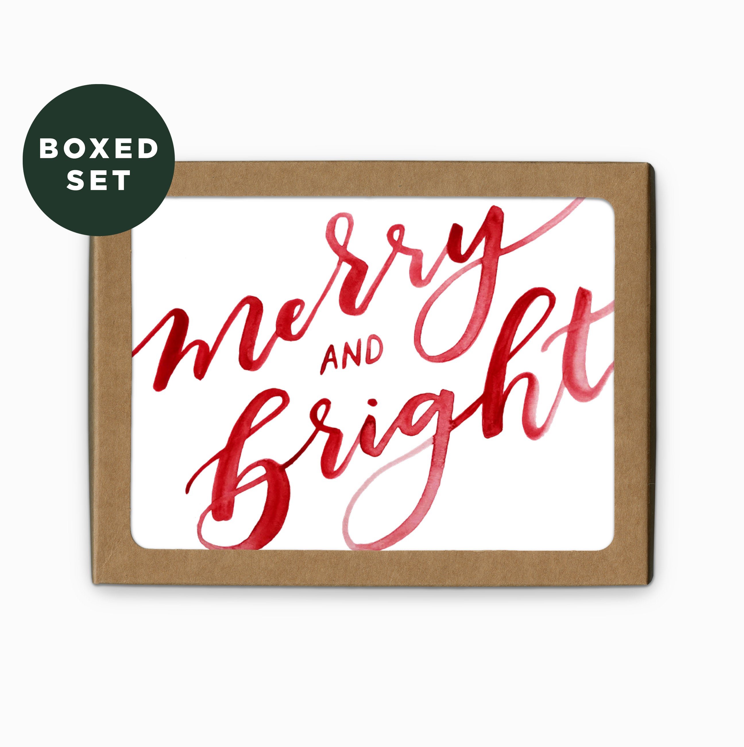 Merry & Bright Greeting Card | Boxed Set of 6