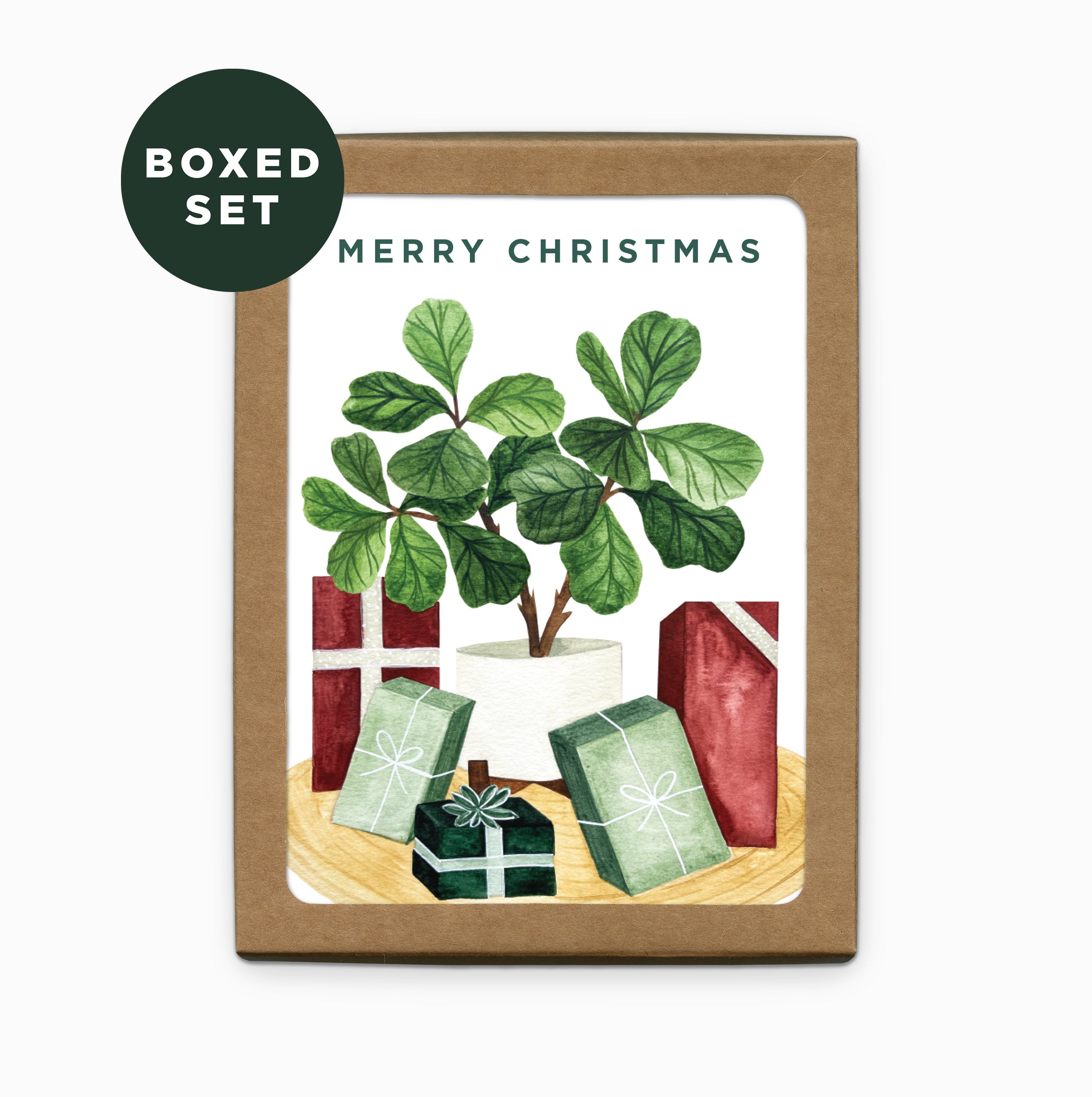 Christmas Fiddle Greeting Card | Boxed Set of 6