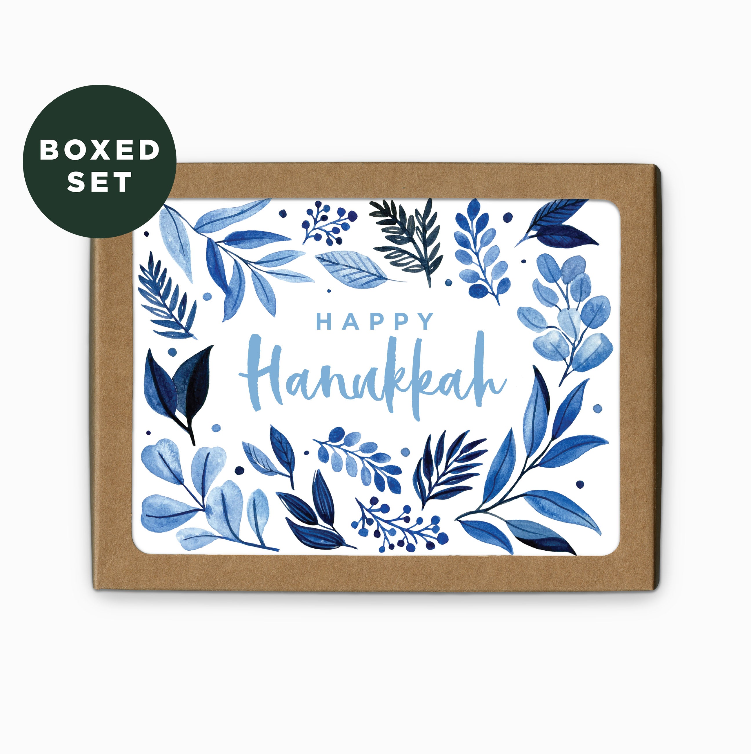 Hanukkah Foliage Greeting Card | Boxed Set of 6