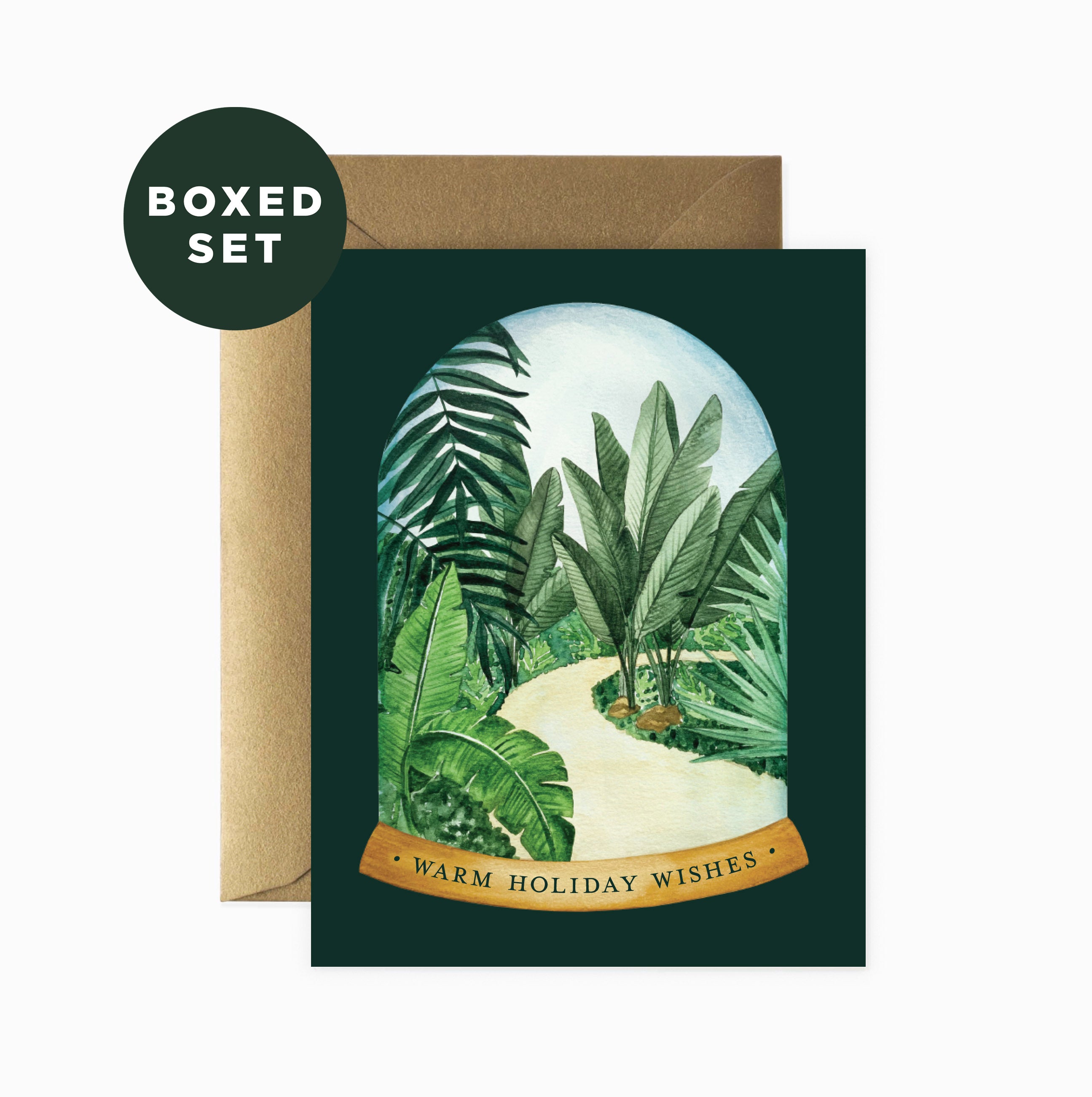 Warm Holiday Wishes Greeting Card | Boxed Set of 6