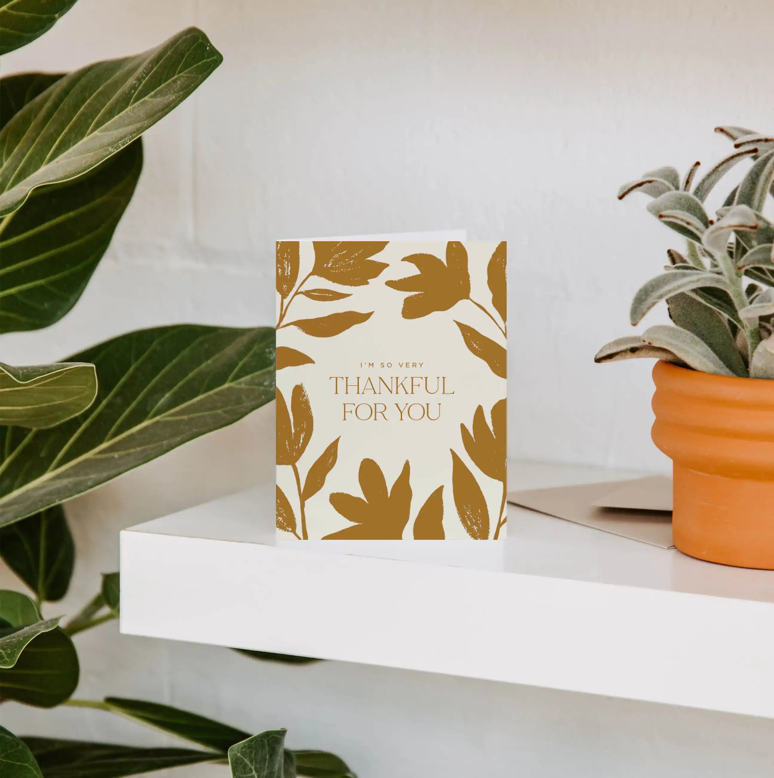 Thankful For You Fall Greeting Card