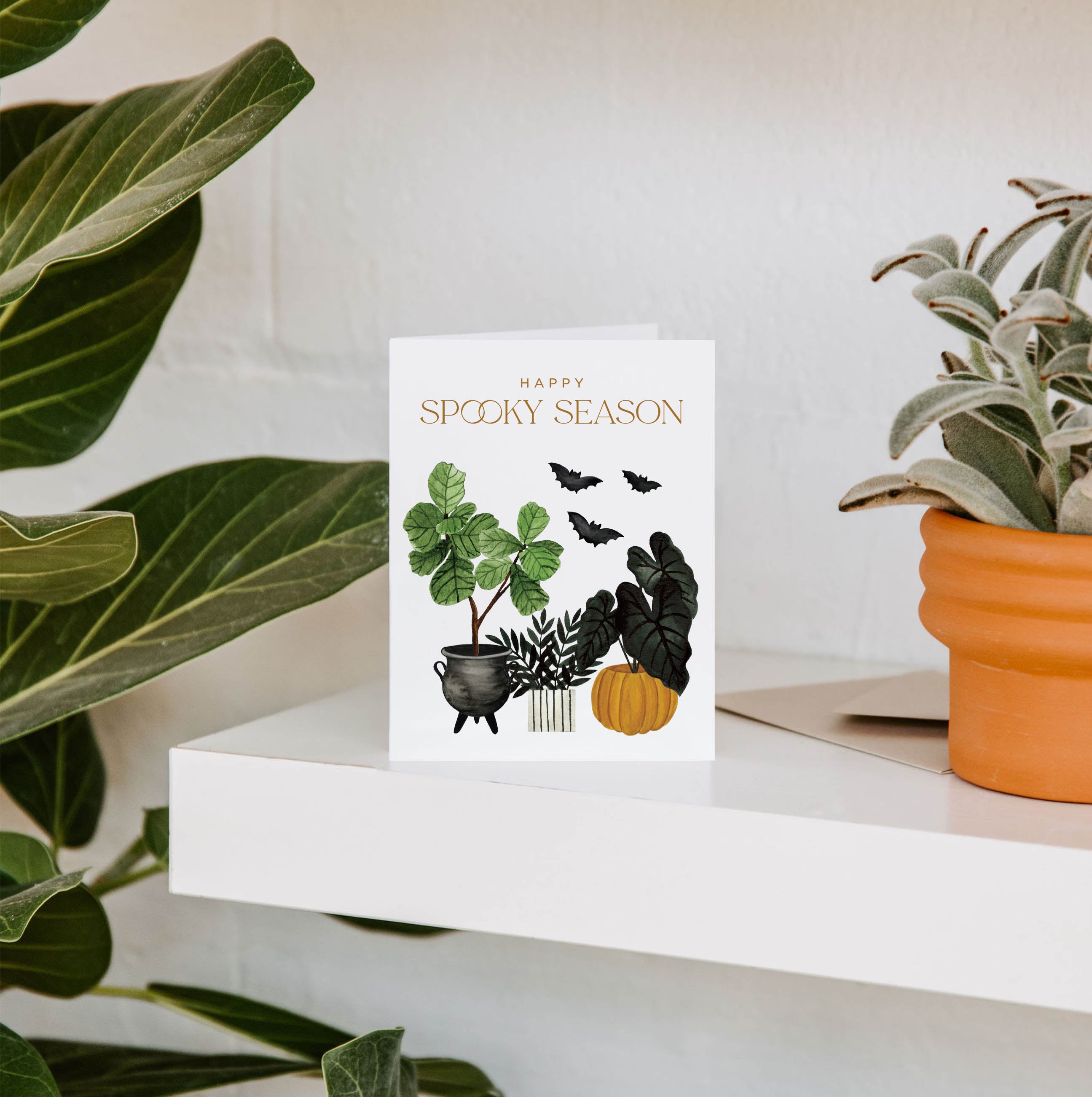 Happy Spooky Season Halloween Greeting Card