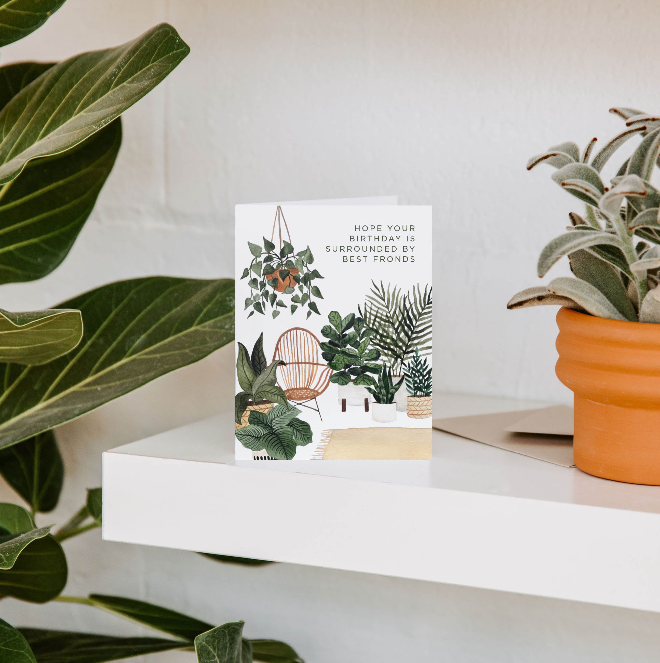 Best Fronds Birthday Greeting Card