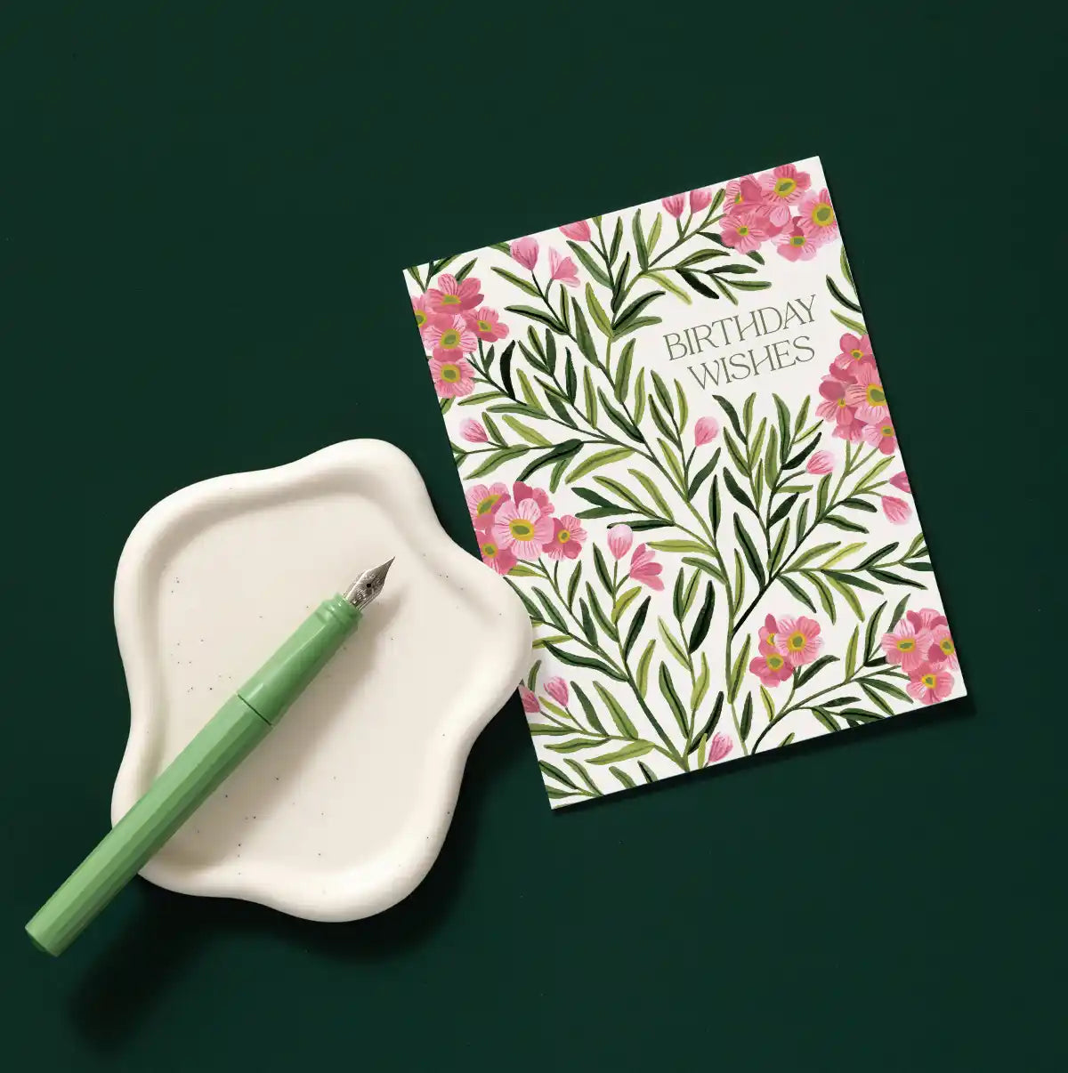 Waxflower Wishes Birthday Greeting Card