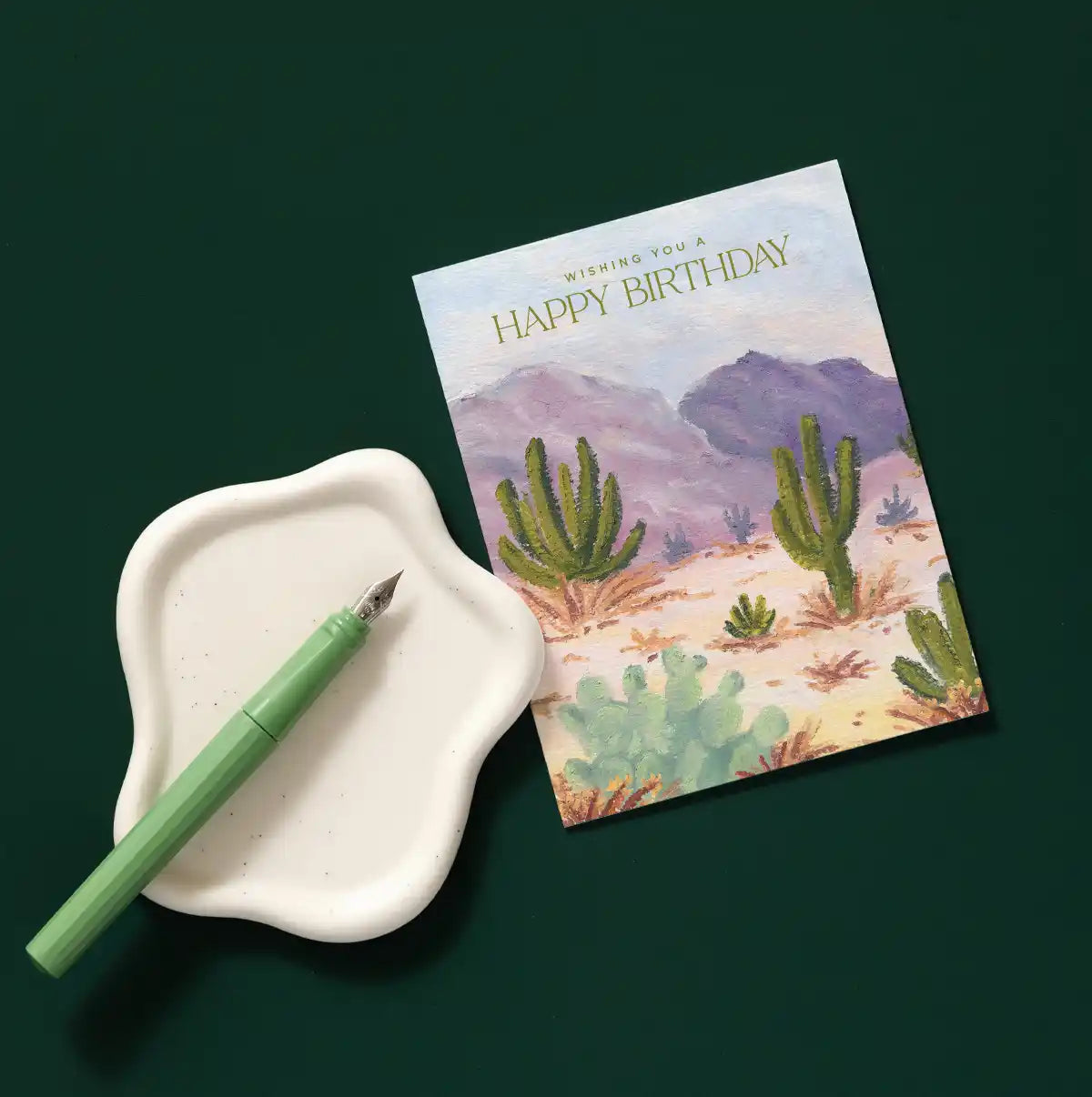 Desertscape Birthday Greeting Card