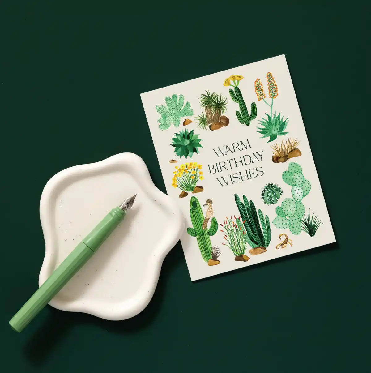 Desert Warm Birthday Greeting Card