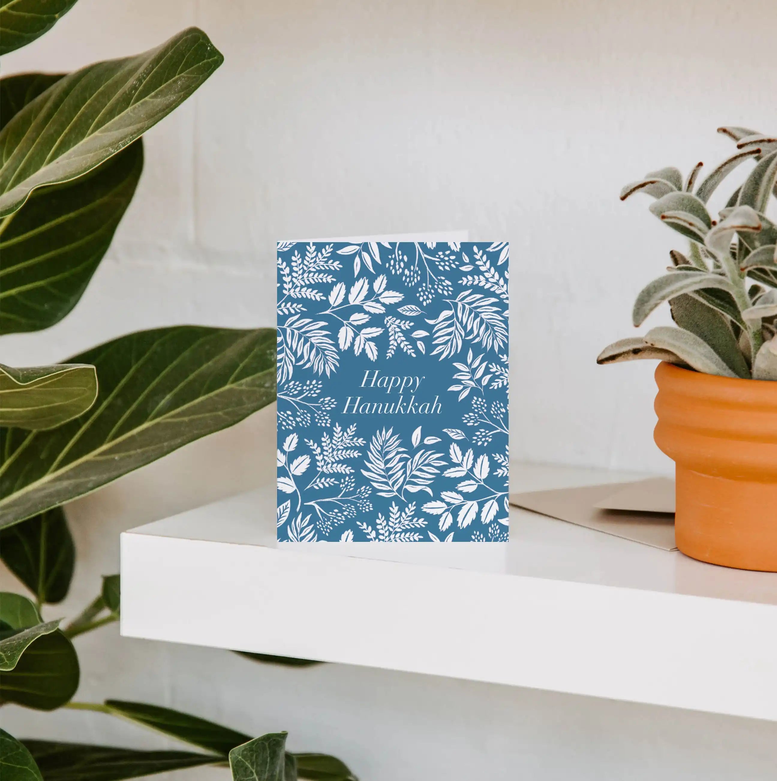 Holiday Vines Happy Hanukkah Card