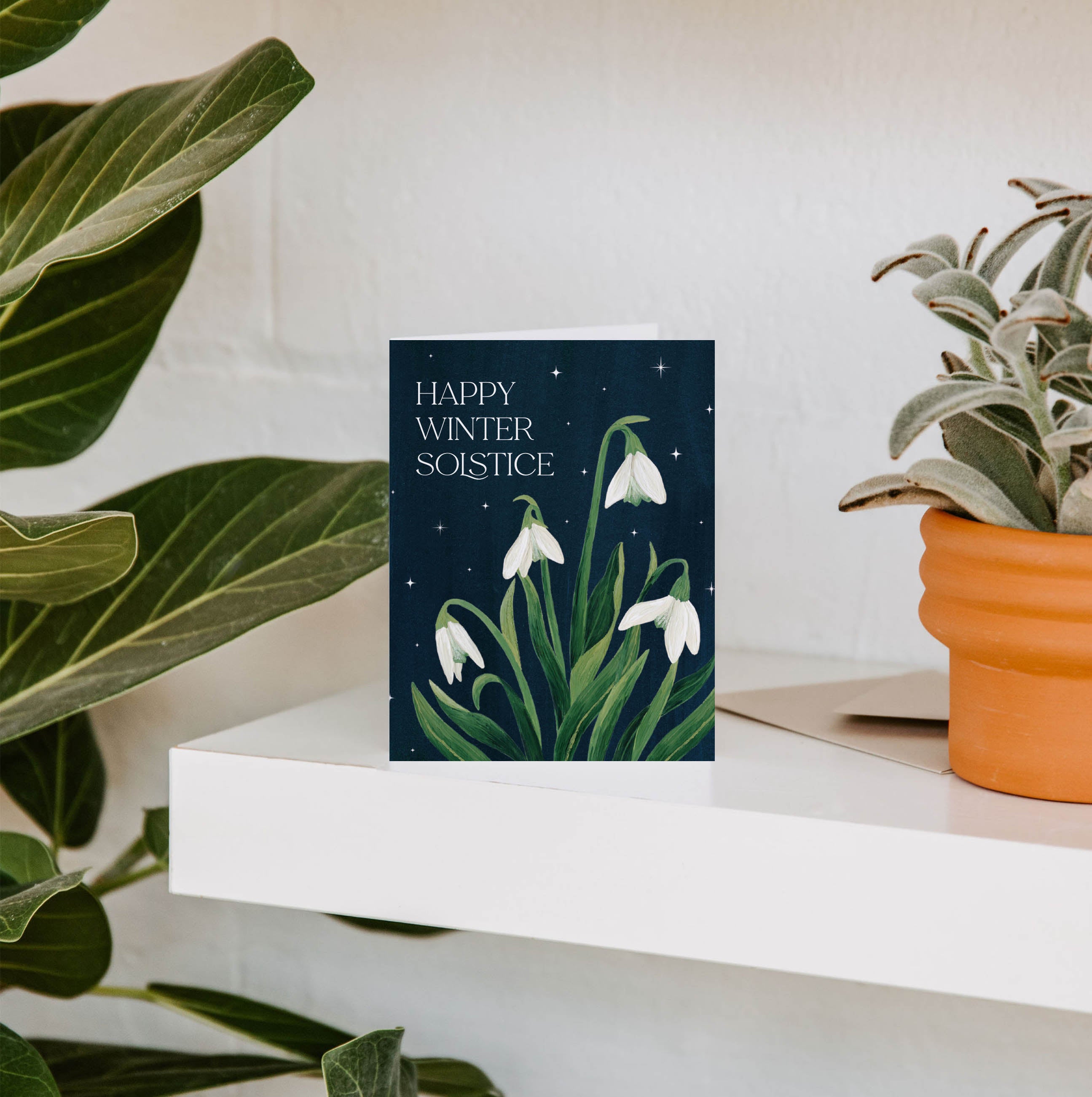 Happy Winter Solstice Holiday Card