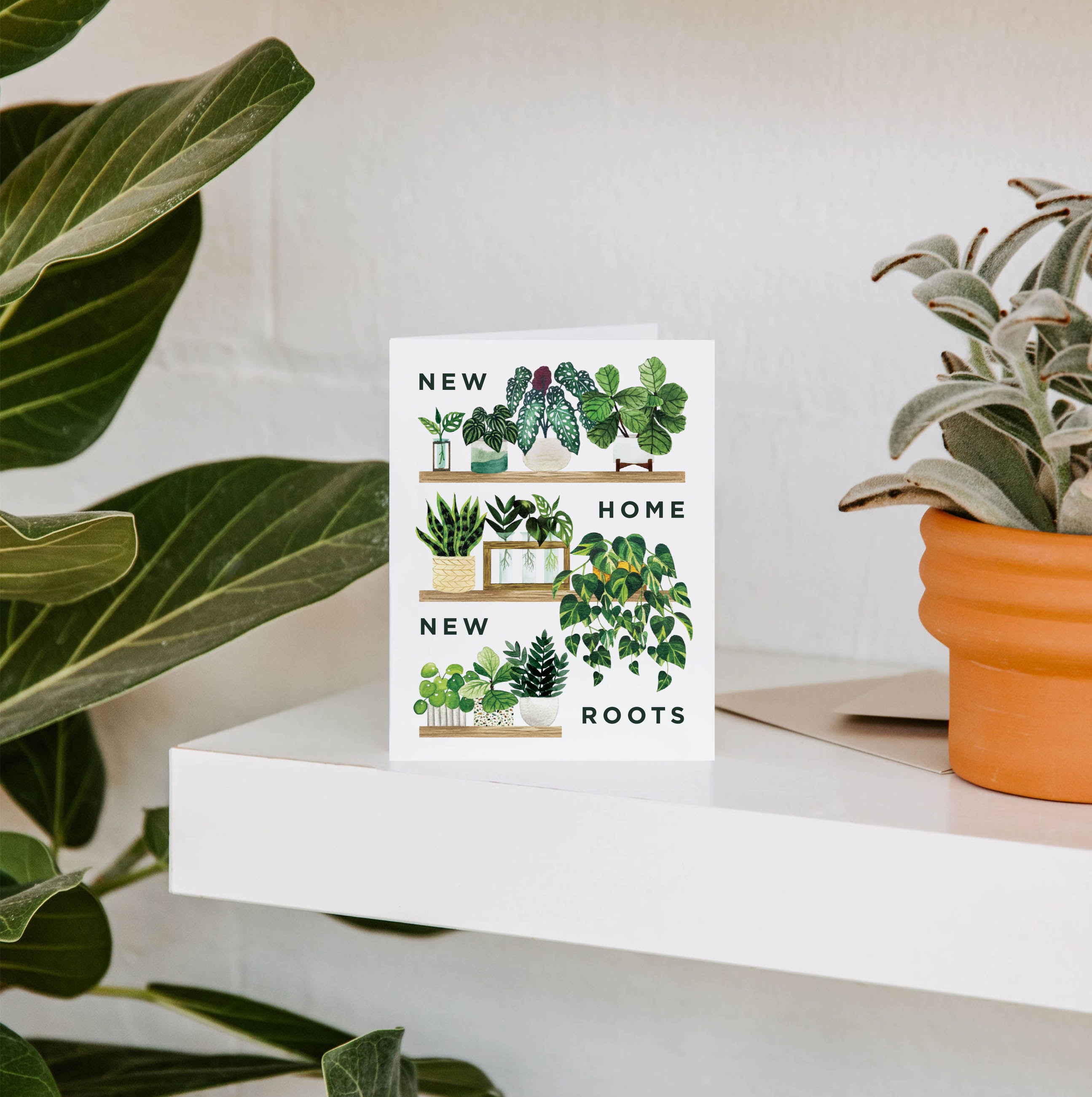 New Home New Roots Greeting Card