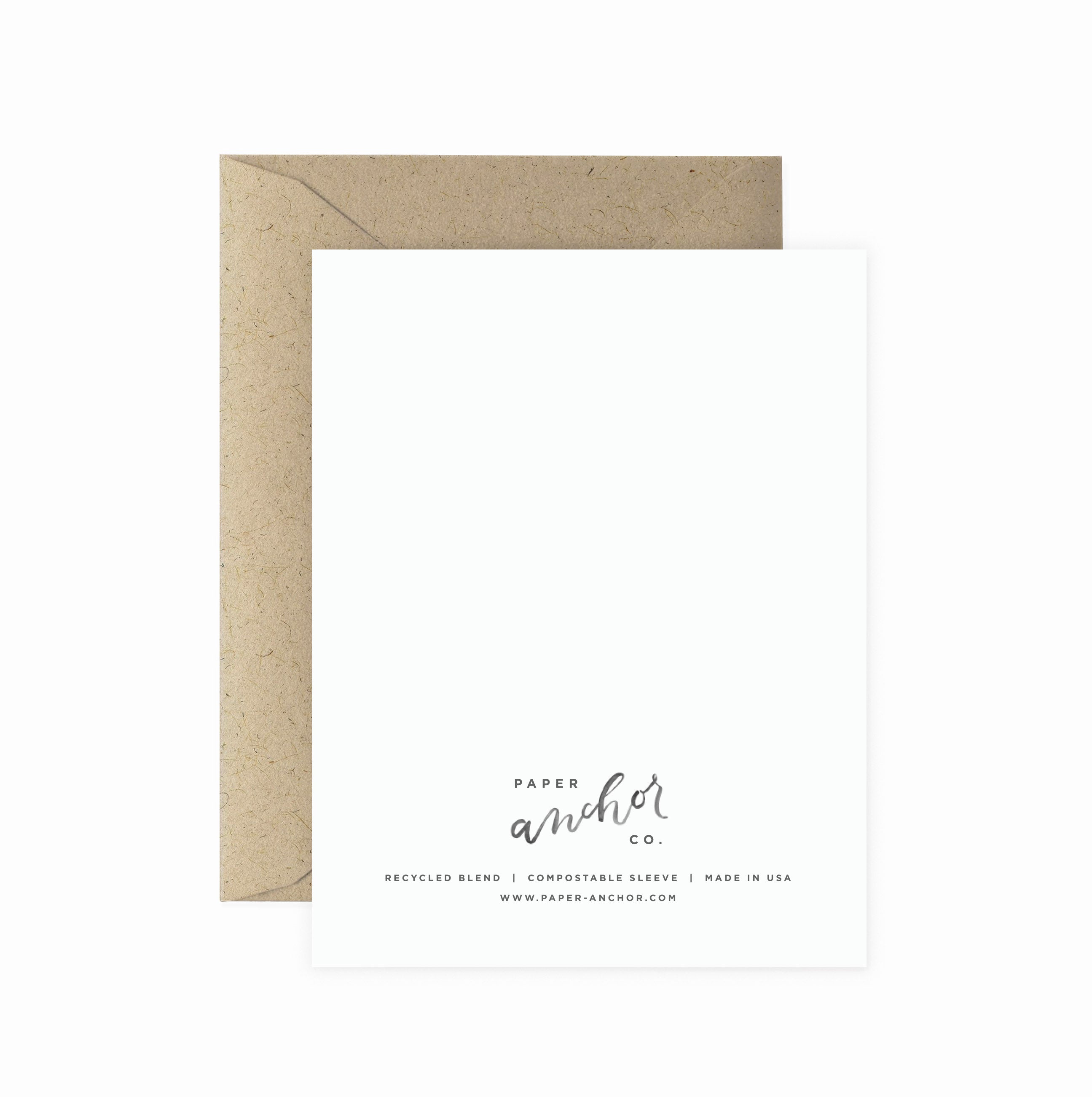 Desert Thank You Greeting Card