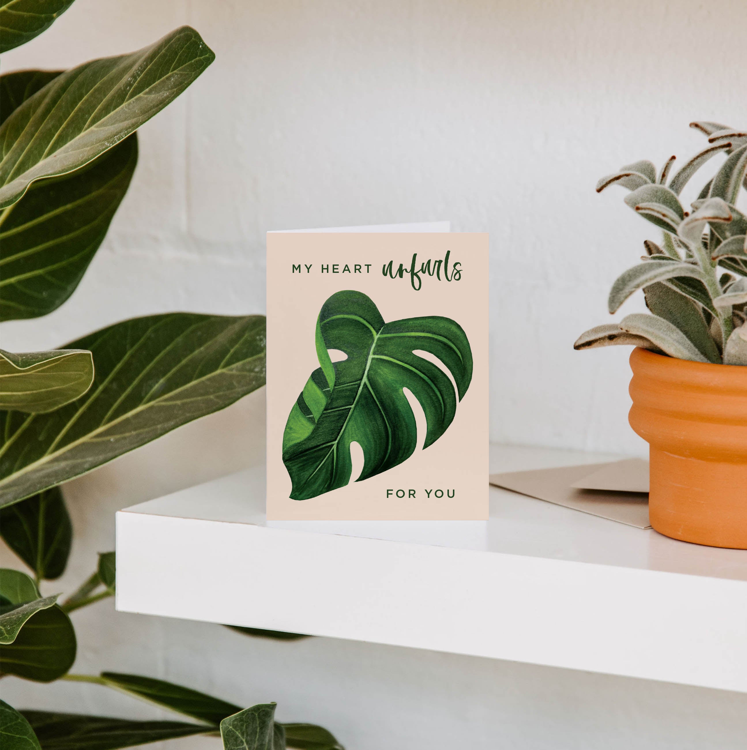 Unfurls For You | Love Greeting Card