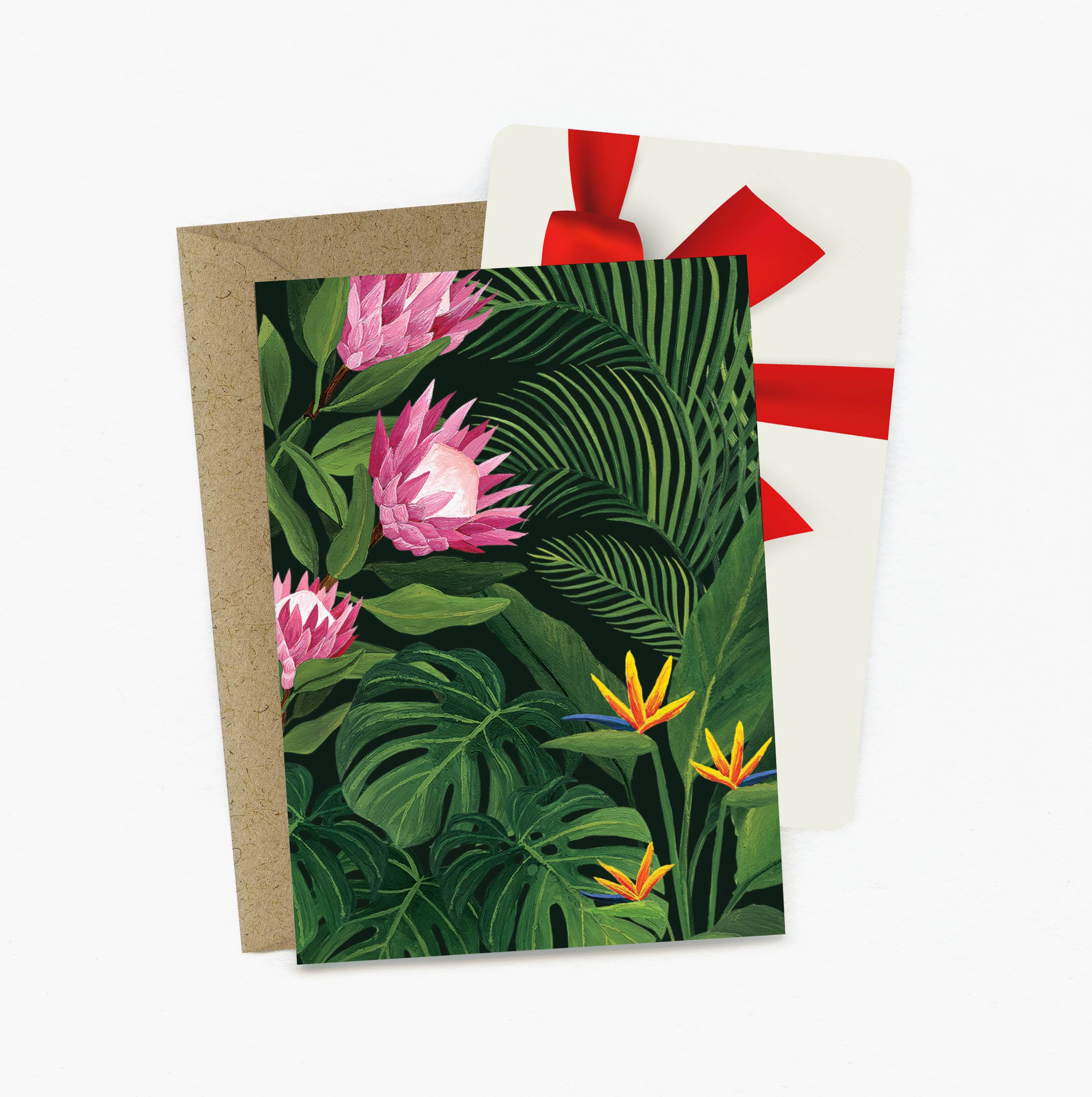Lush Tropical Mini Greeting Card