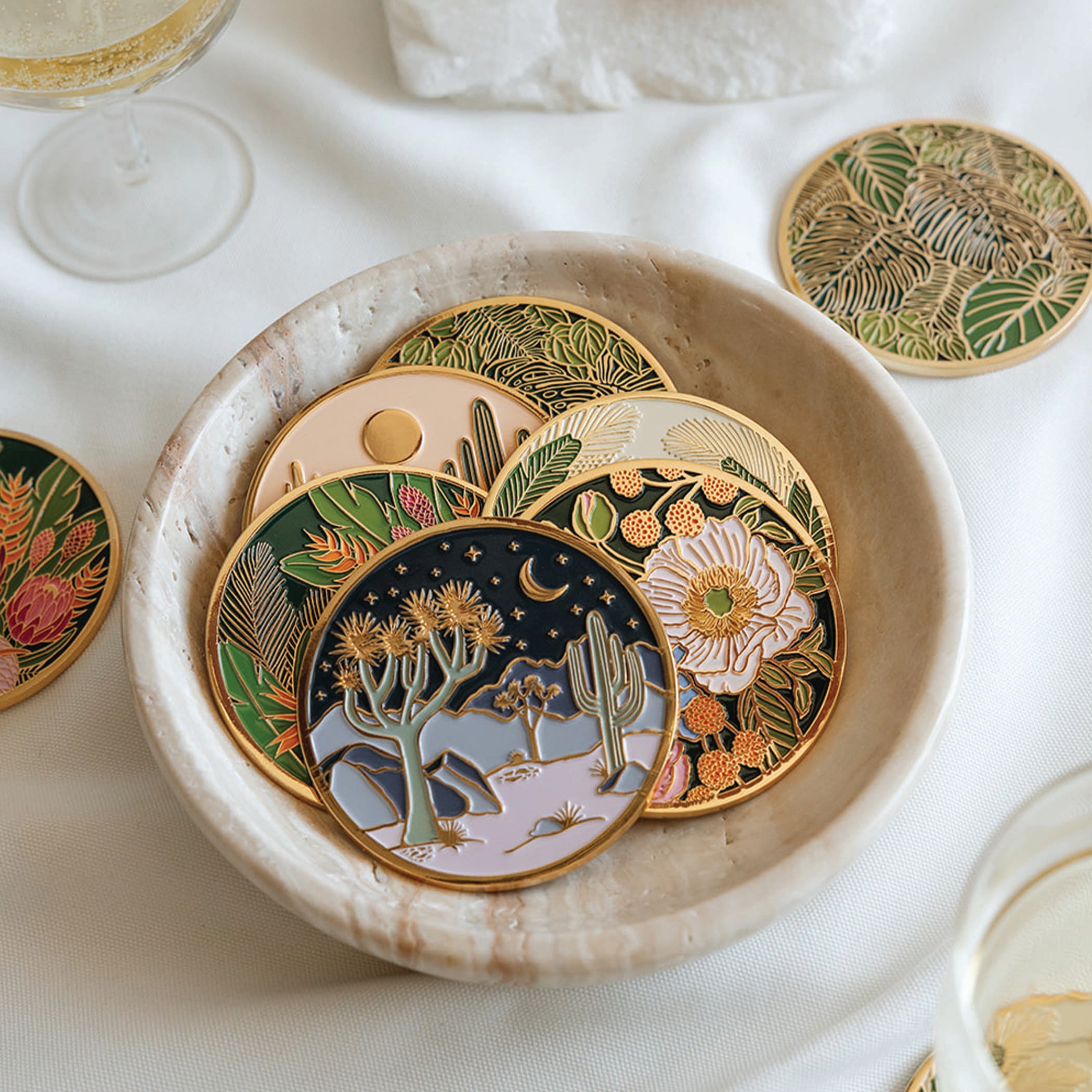 Cool Desert Luxe Coaster