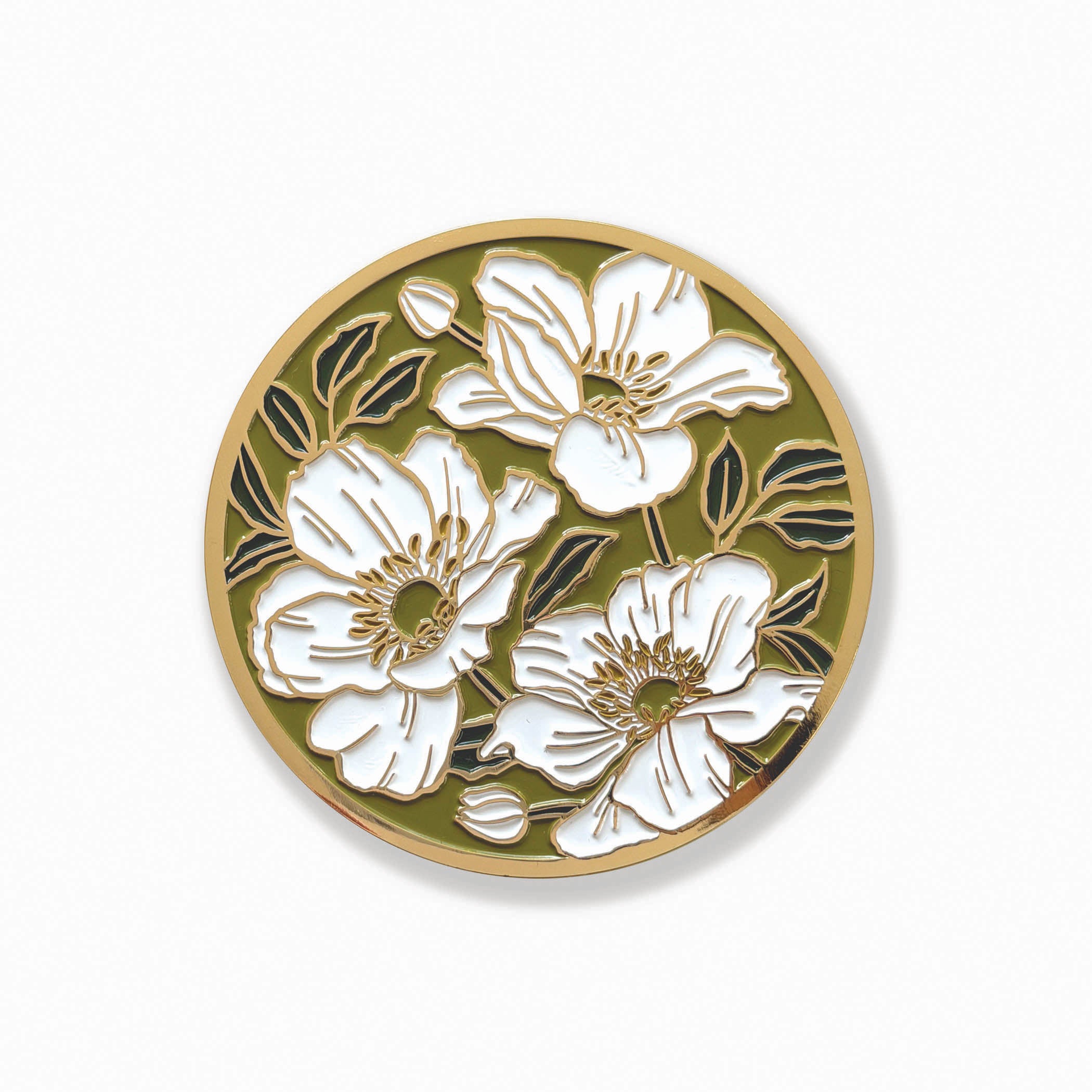 Vibrant Rosa Gold Drink Coasters