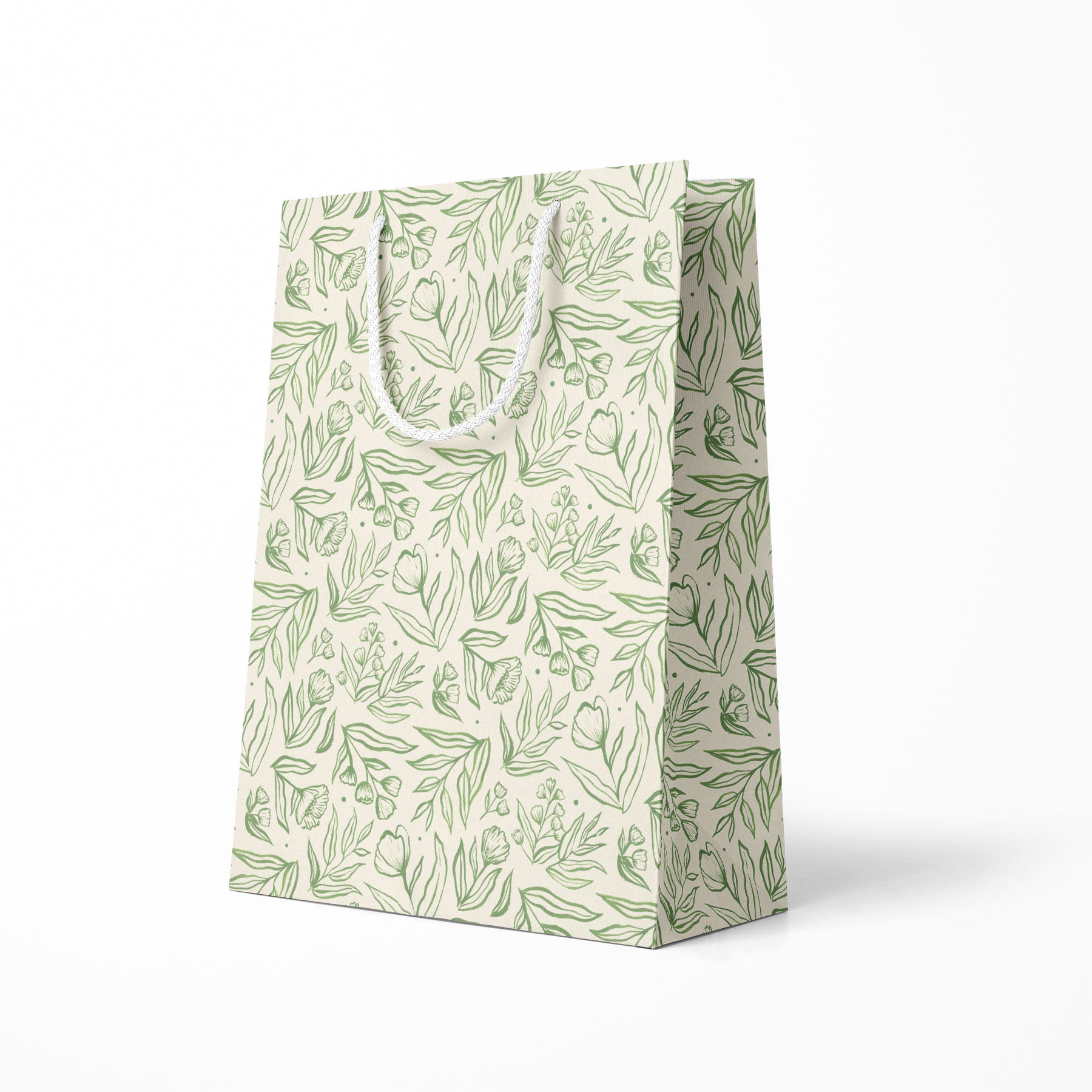 Sage Botanical Gift Bag