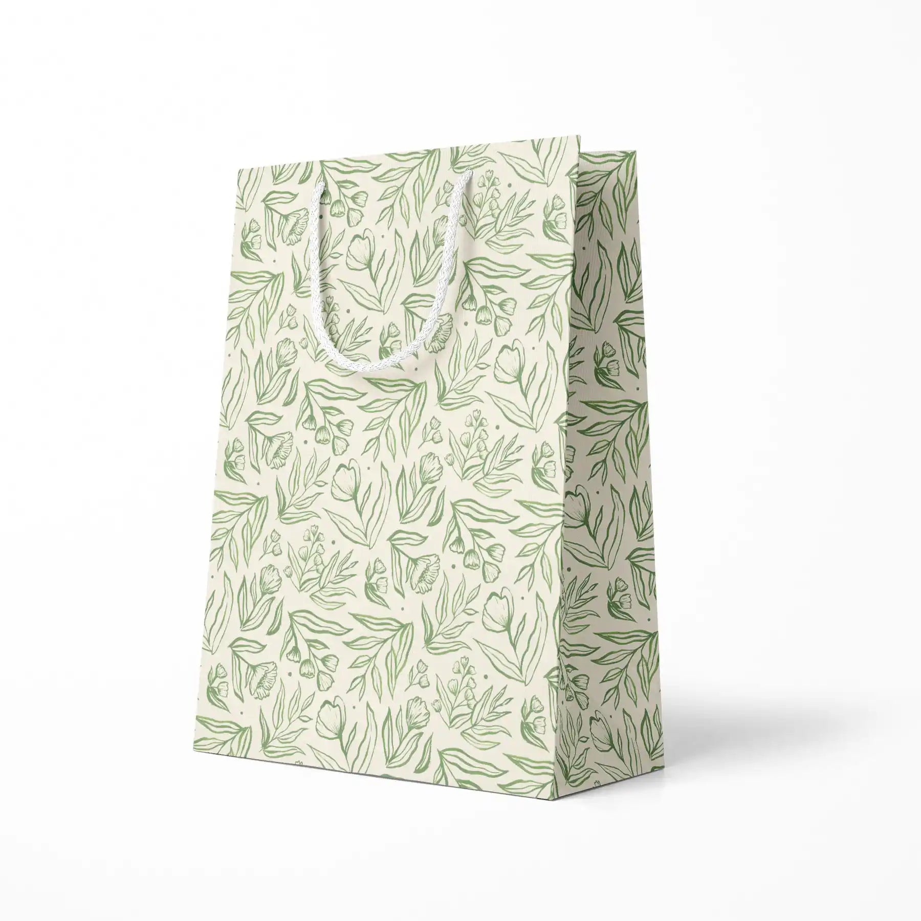 Sage Botanical Gift Bag