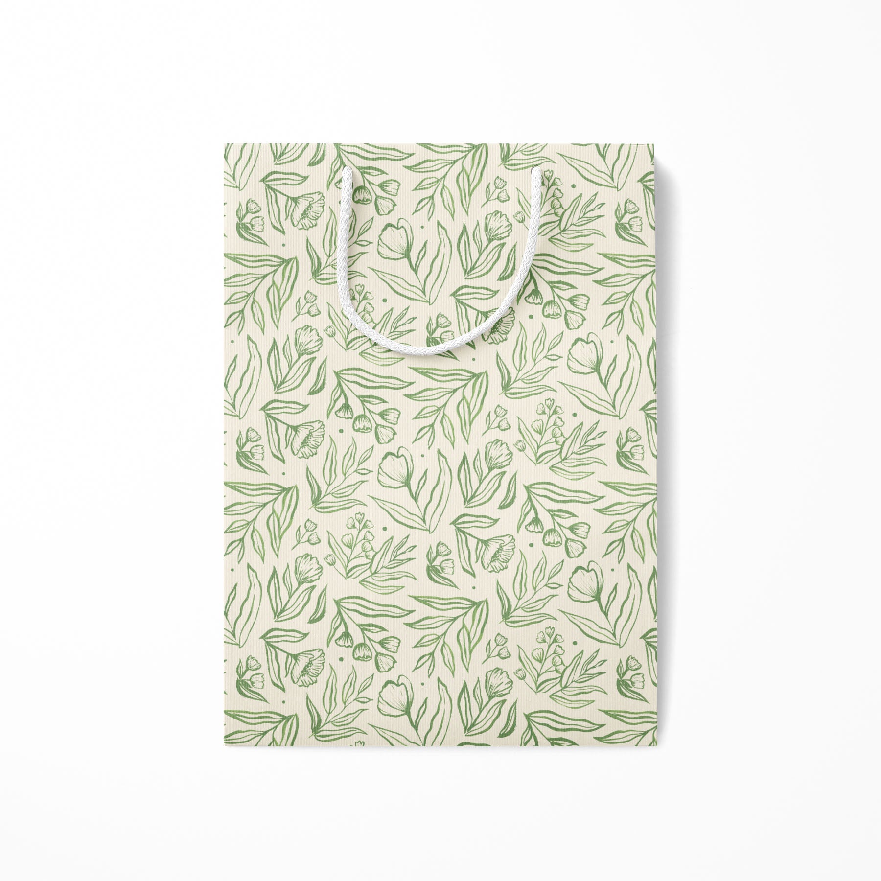 Sage Botanical Gift Bag
