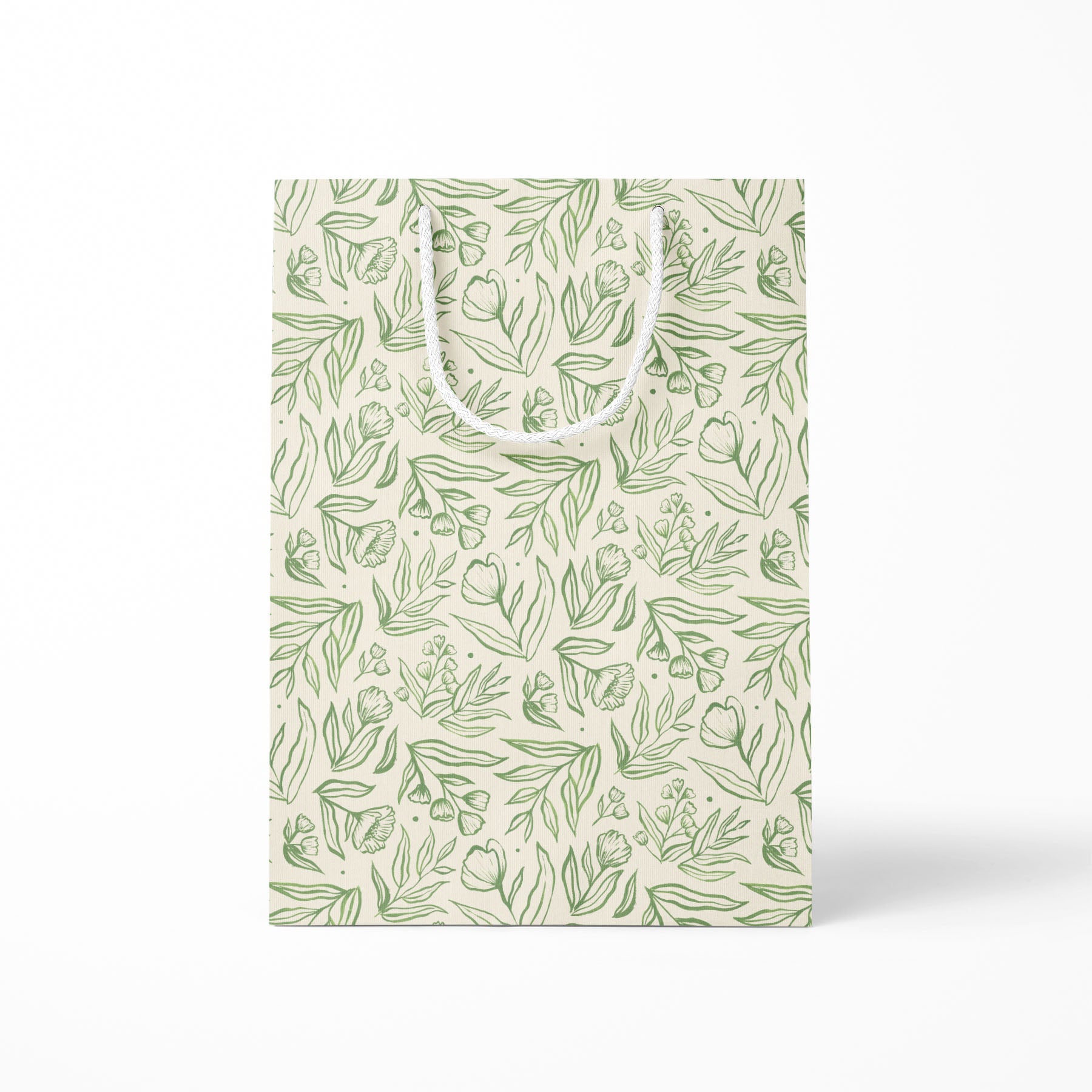 Sage Botanical Gift Bag