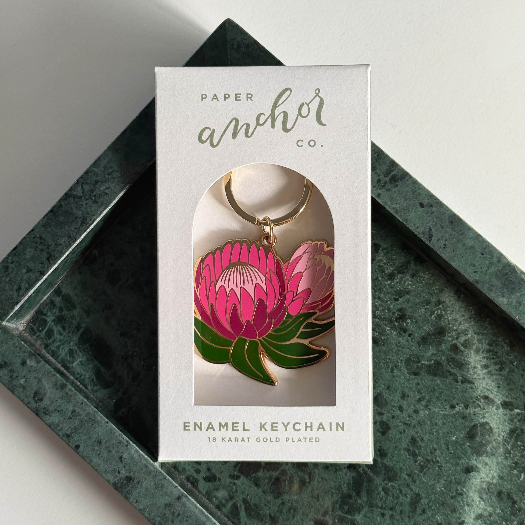 Ofelia Protea Flower Keychain