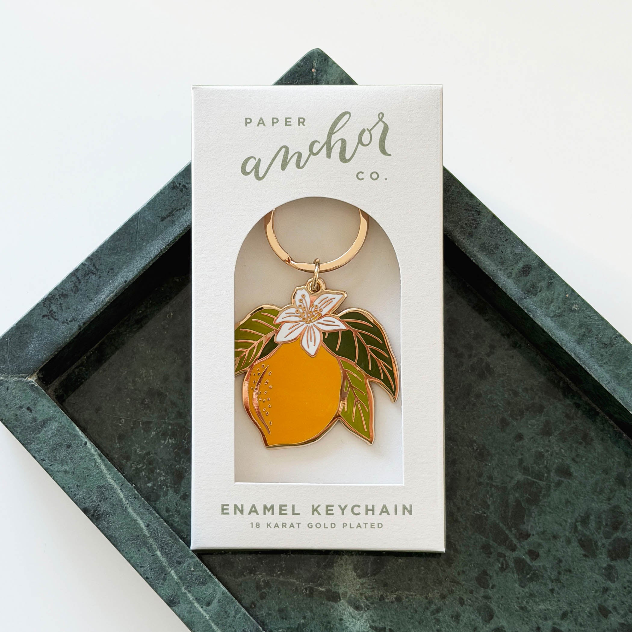 Lemon Blossom Keychain