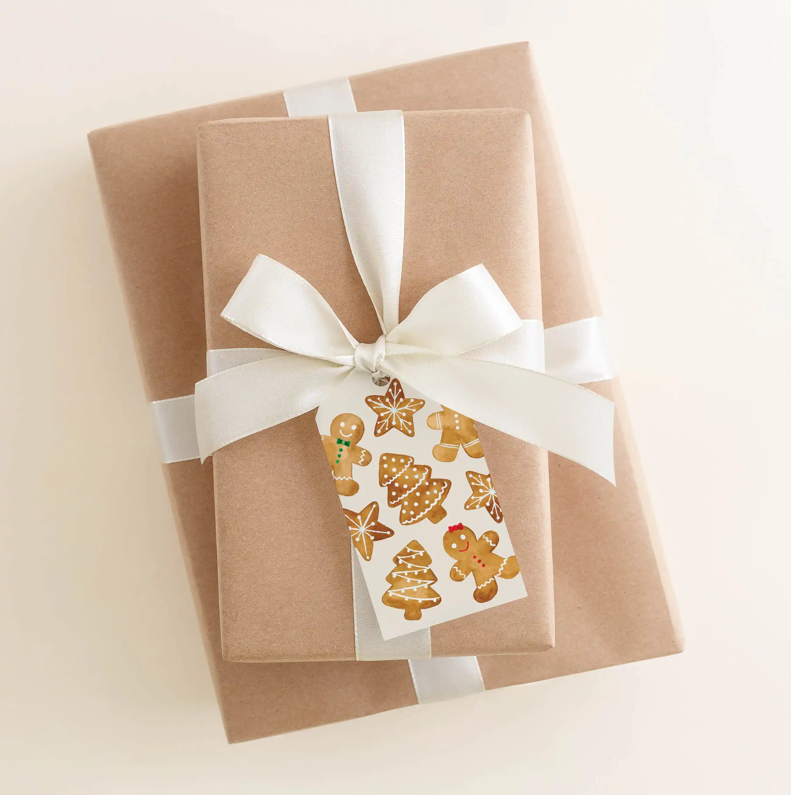 Gingerbread Cookies Holiday Gift Tags | Pack of 8