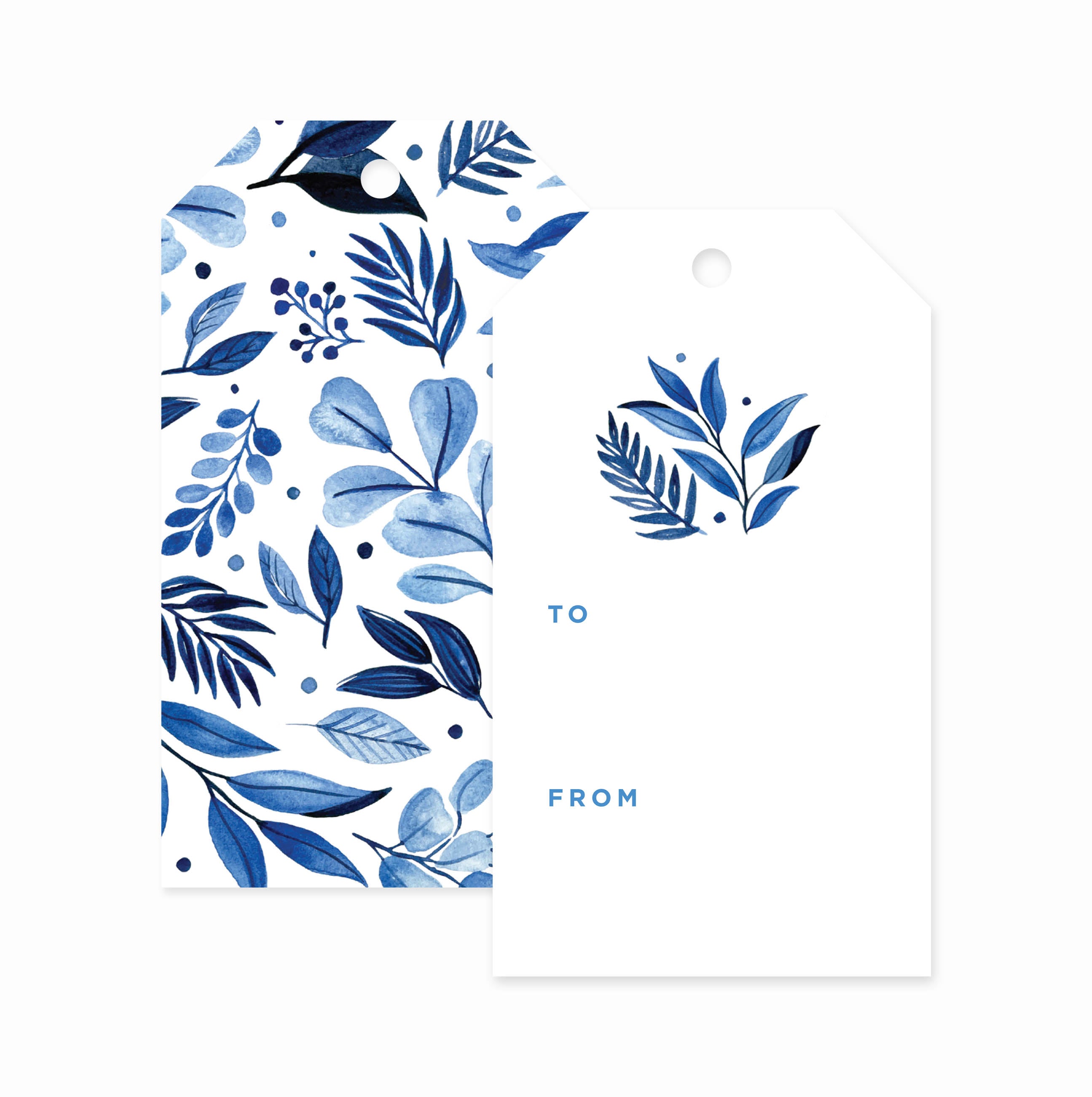 Hanukkah Foliage Gift Tags | Pack of 8