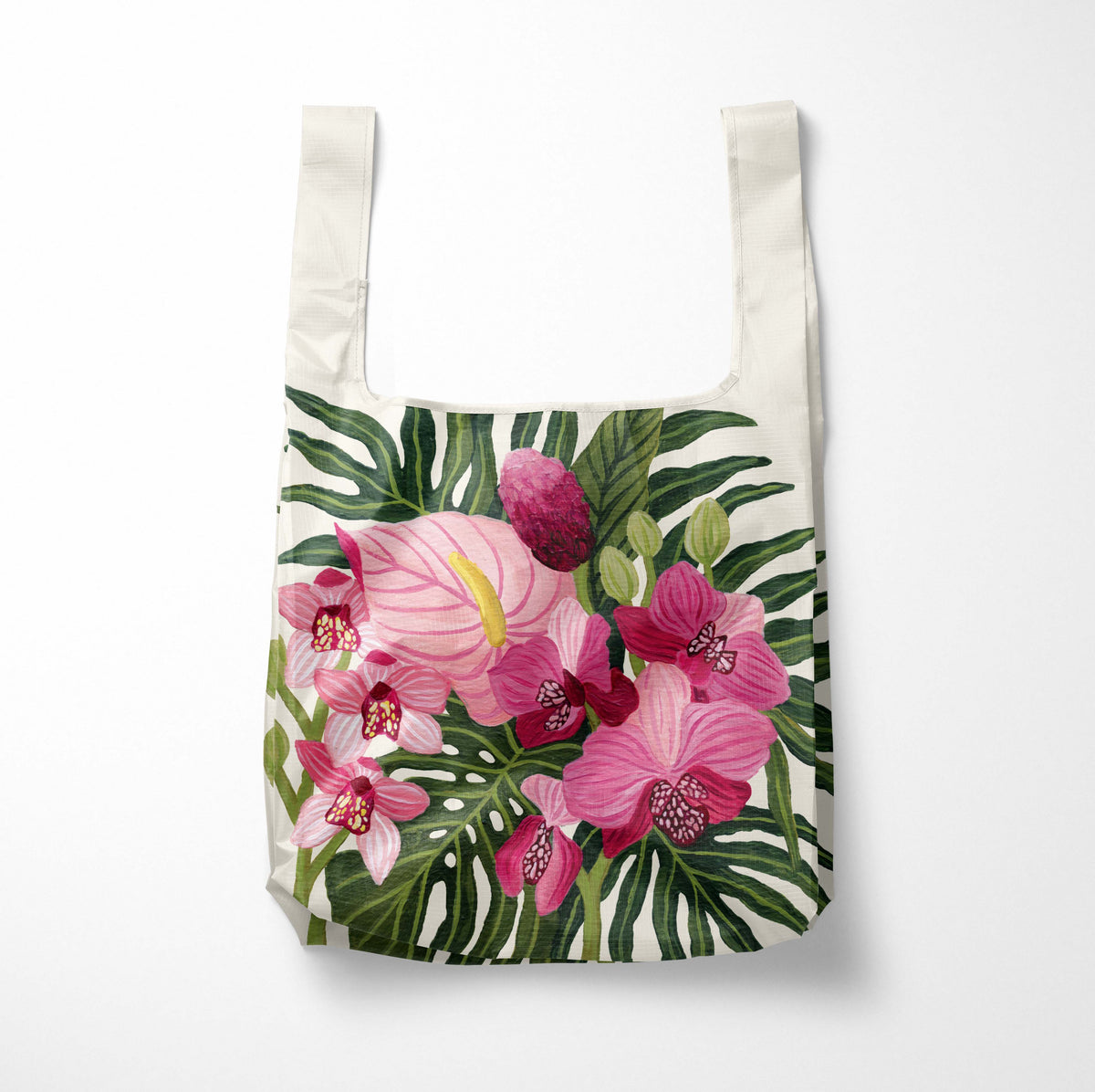 Exotic Orchids Reusable Shopping Bags