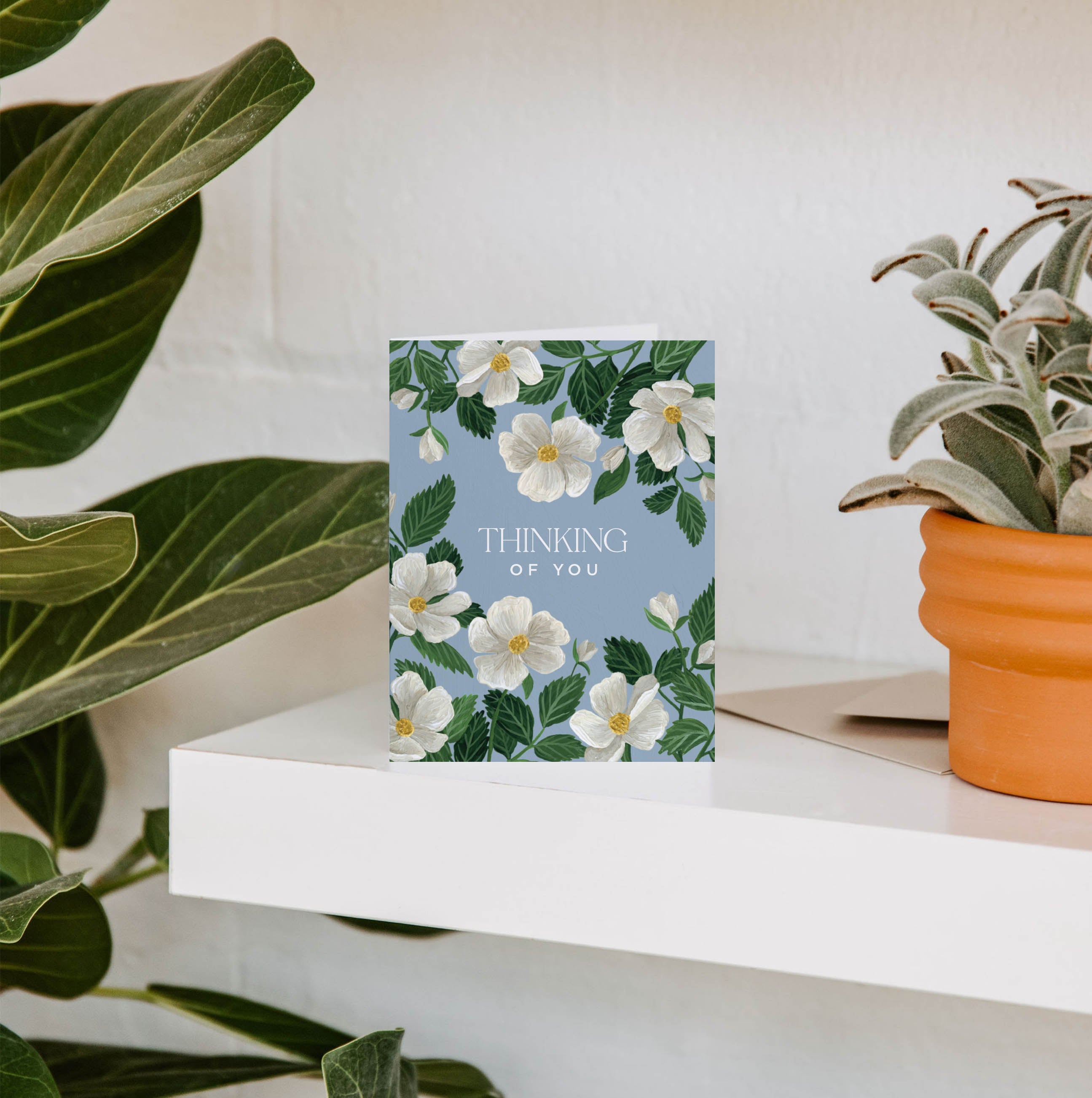 Rosa Thinking of You Sympathy Greeting Card