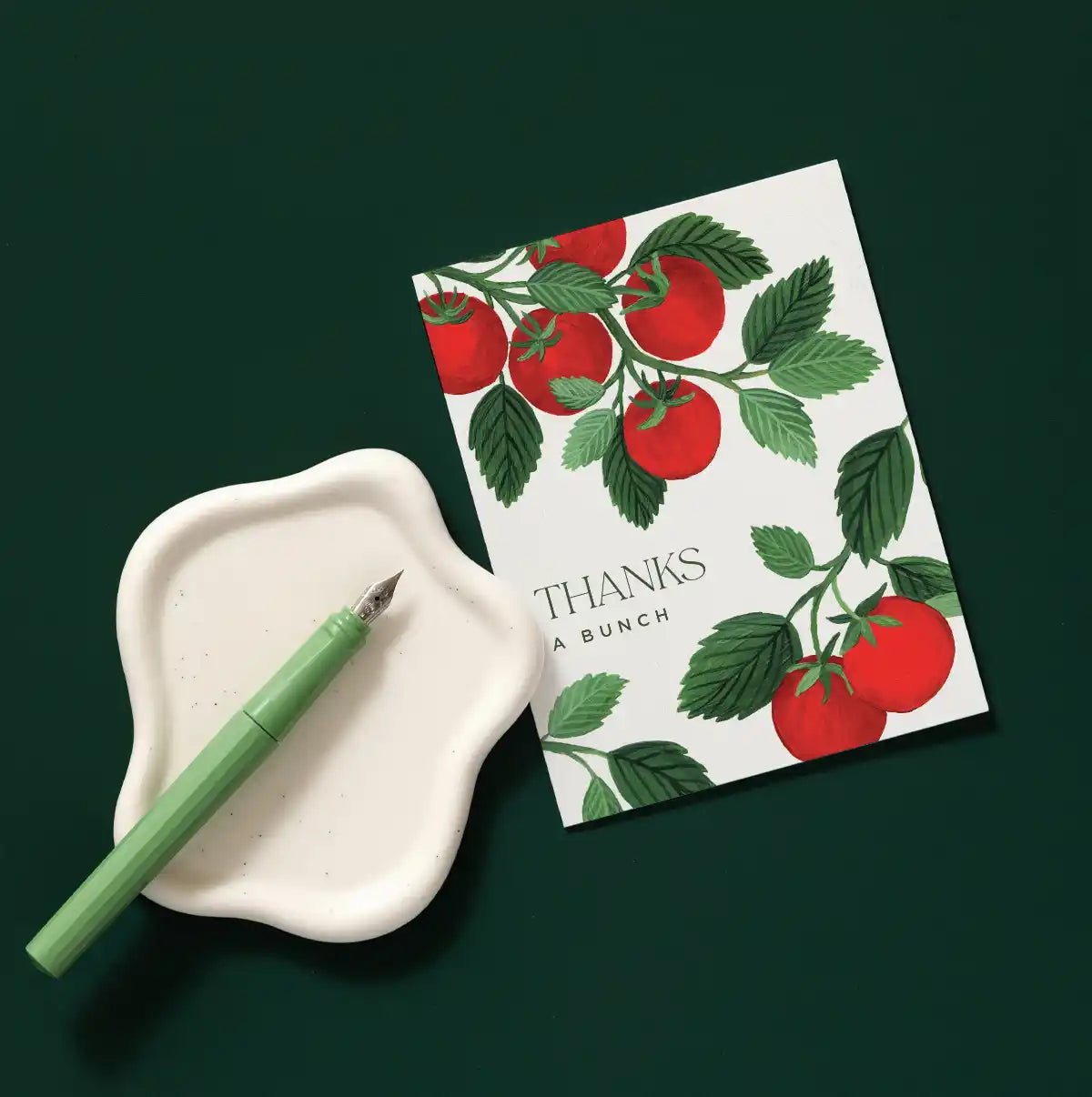 Tomato Thanks A Bunch Greeting Card