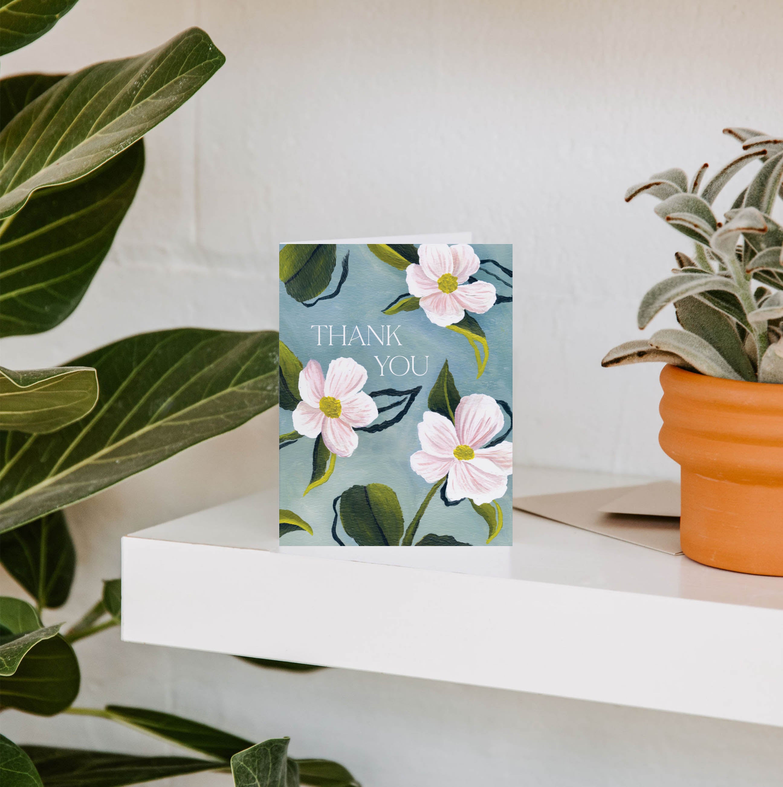 Anemone Thank You Greeting Card