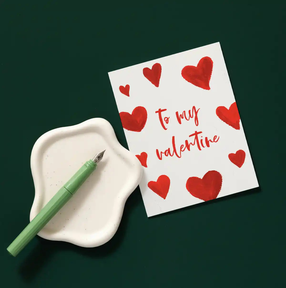 Hearts Valentine's Greeting Card