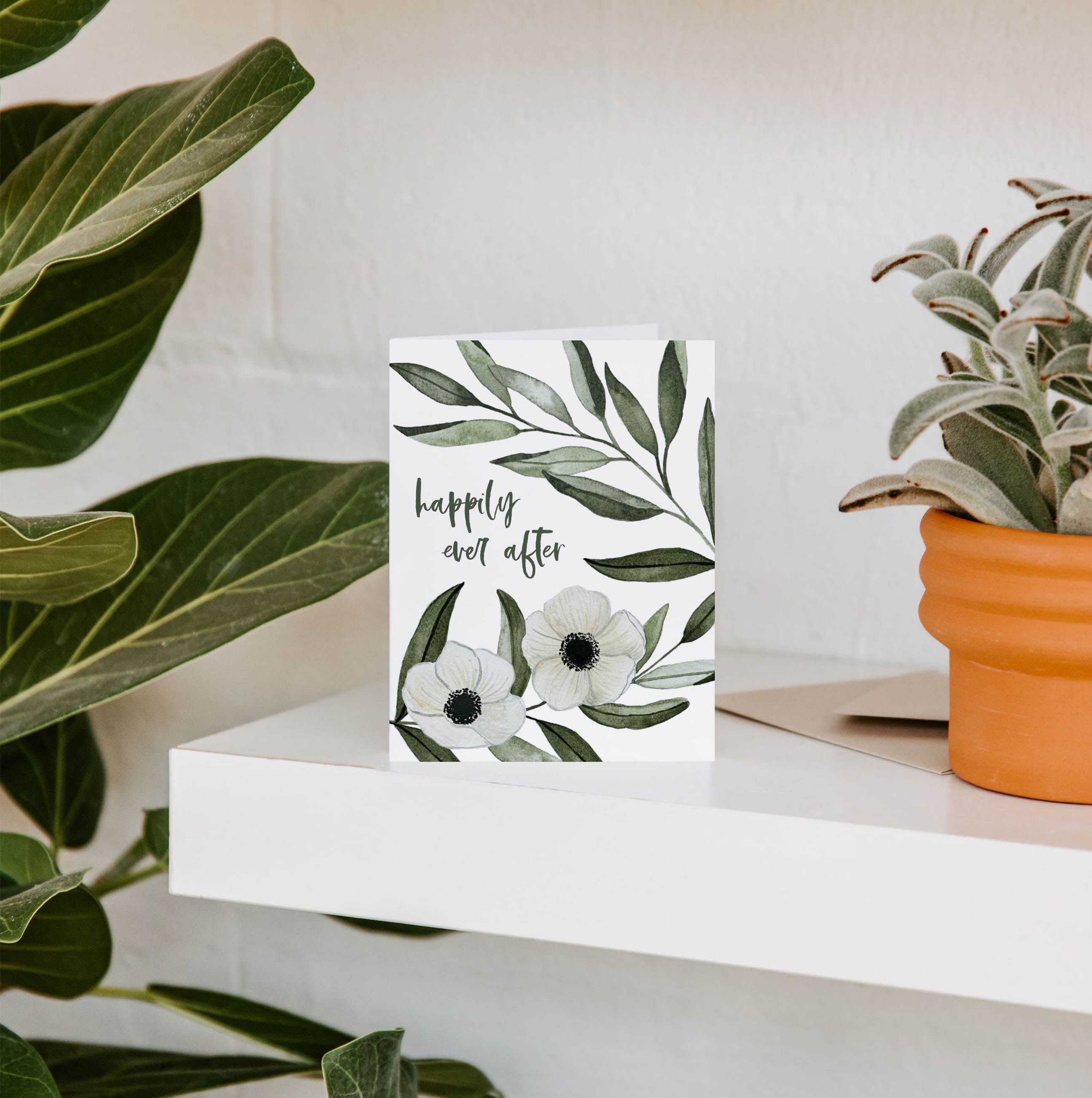 Happily Ever After Wedding Greeting Card