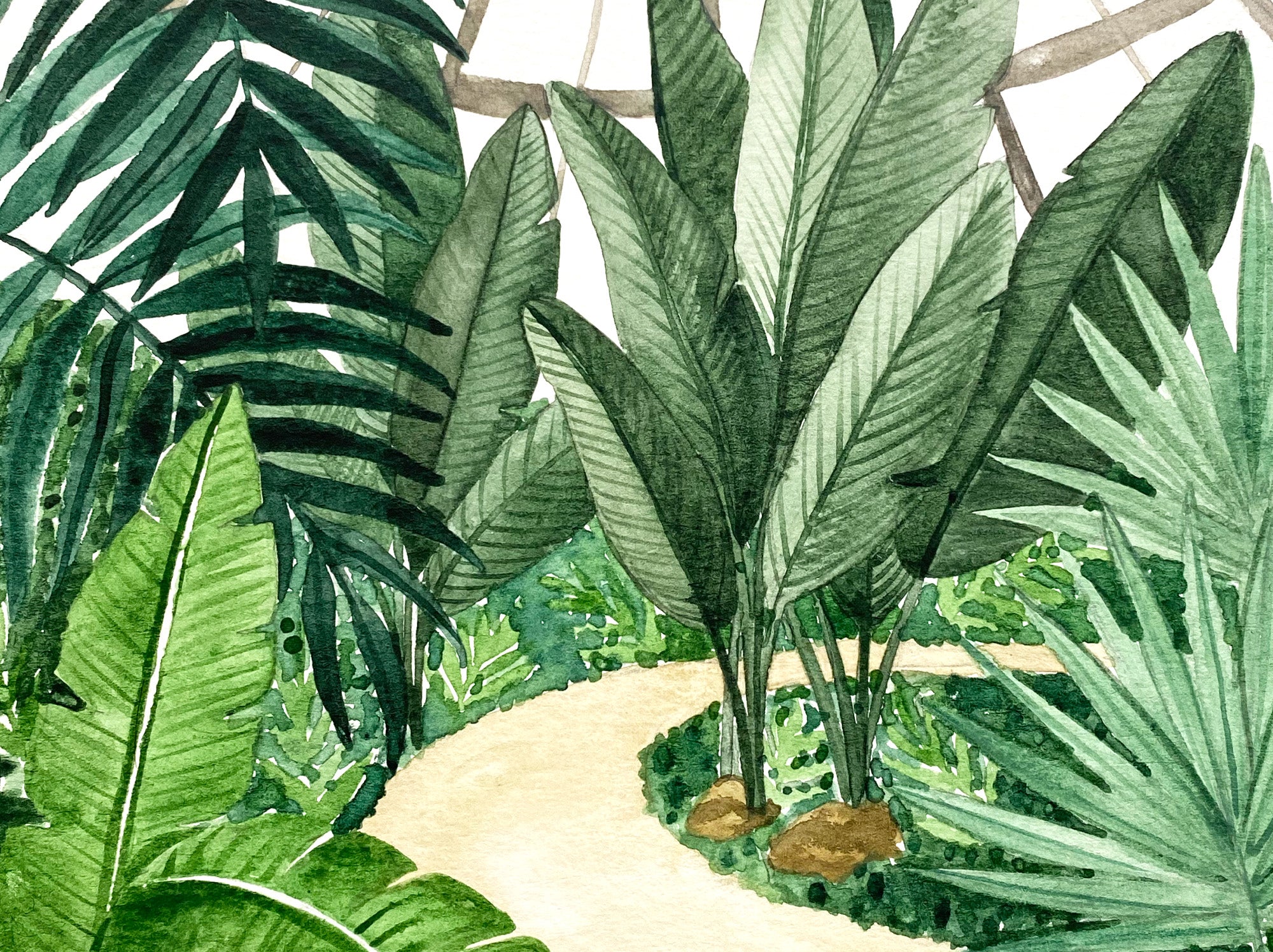 Circle Conservatory Art Print