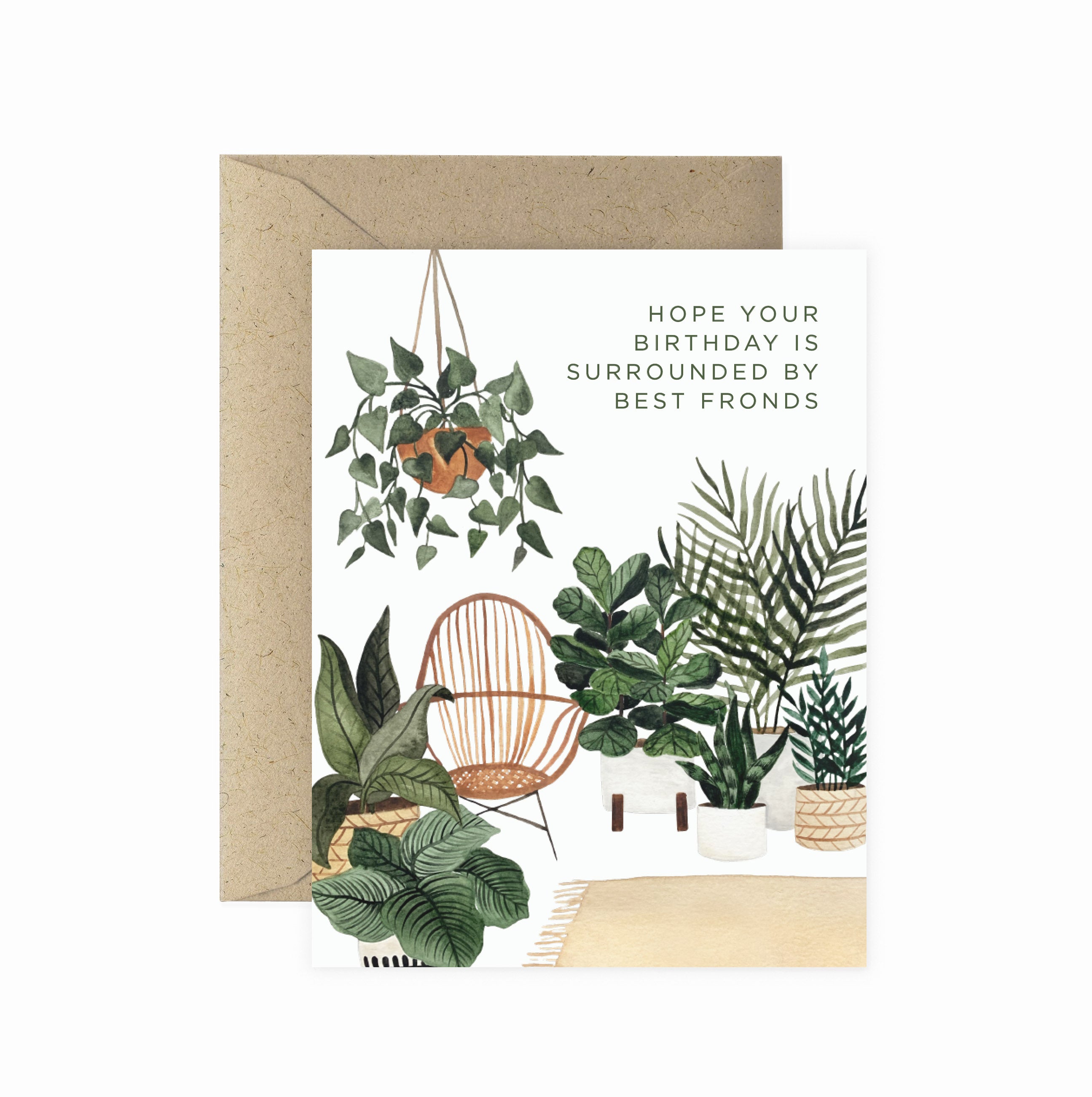 Best Fronds Birthday Greeting Card