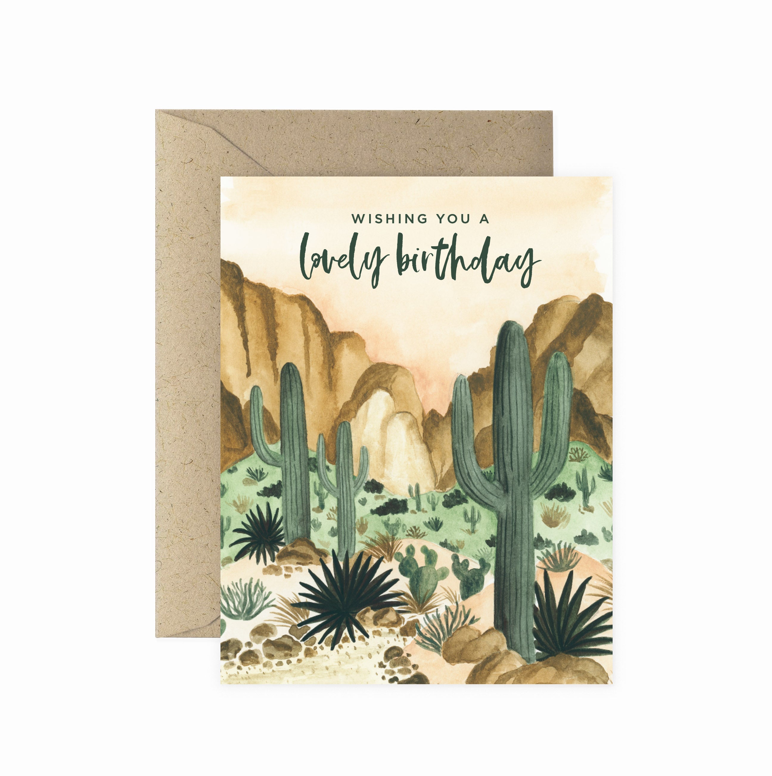 Desert Lovely Birthday Greeting Card Paper Anchor Co