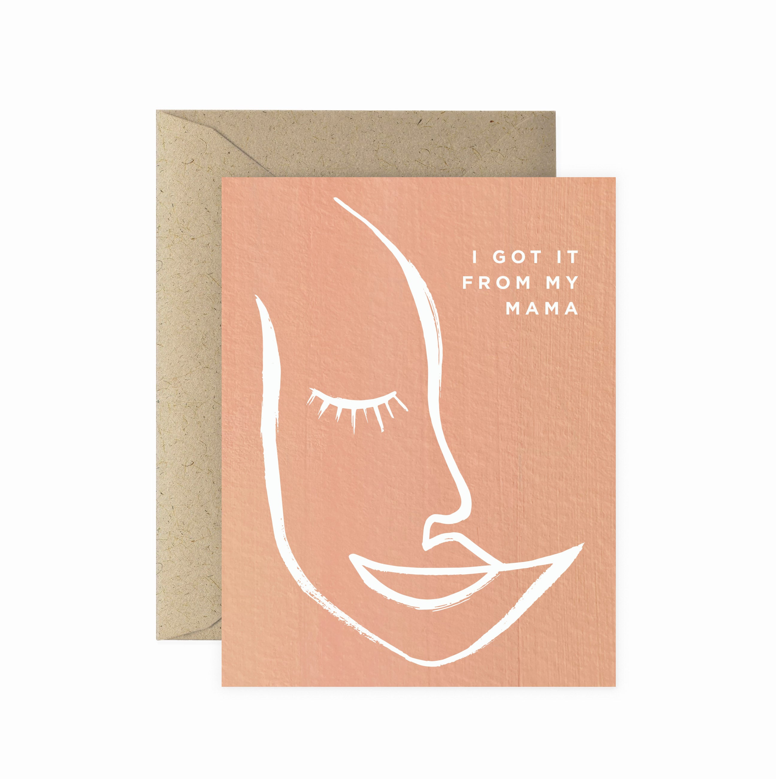 From My Mama Greeting Card