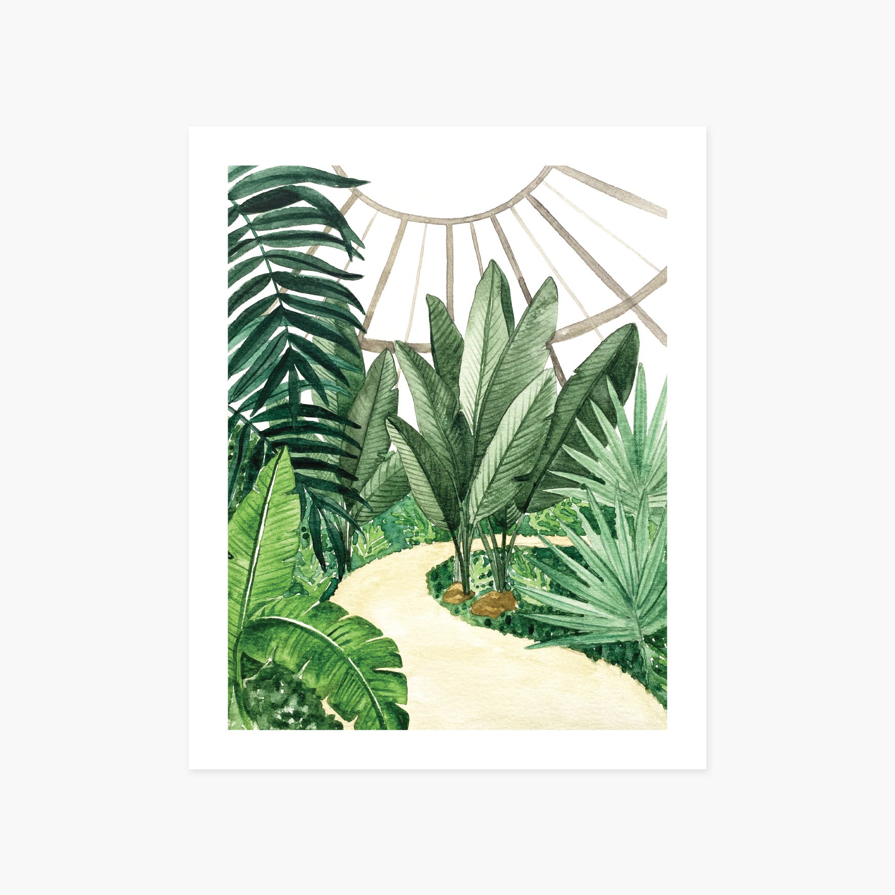 Circle Conservatory Art Print
