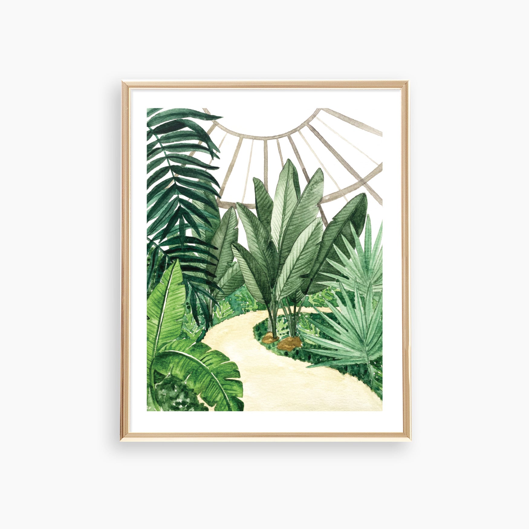 Circle Conservatory Art Print