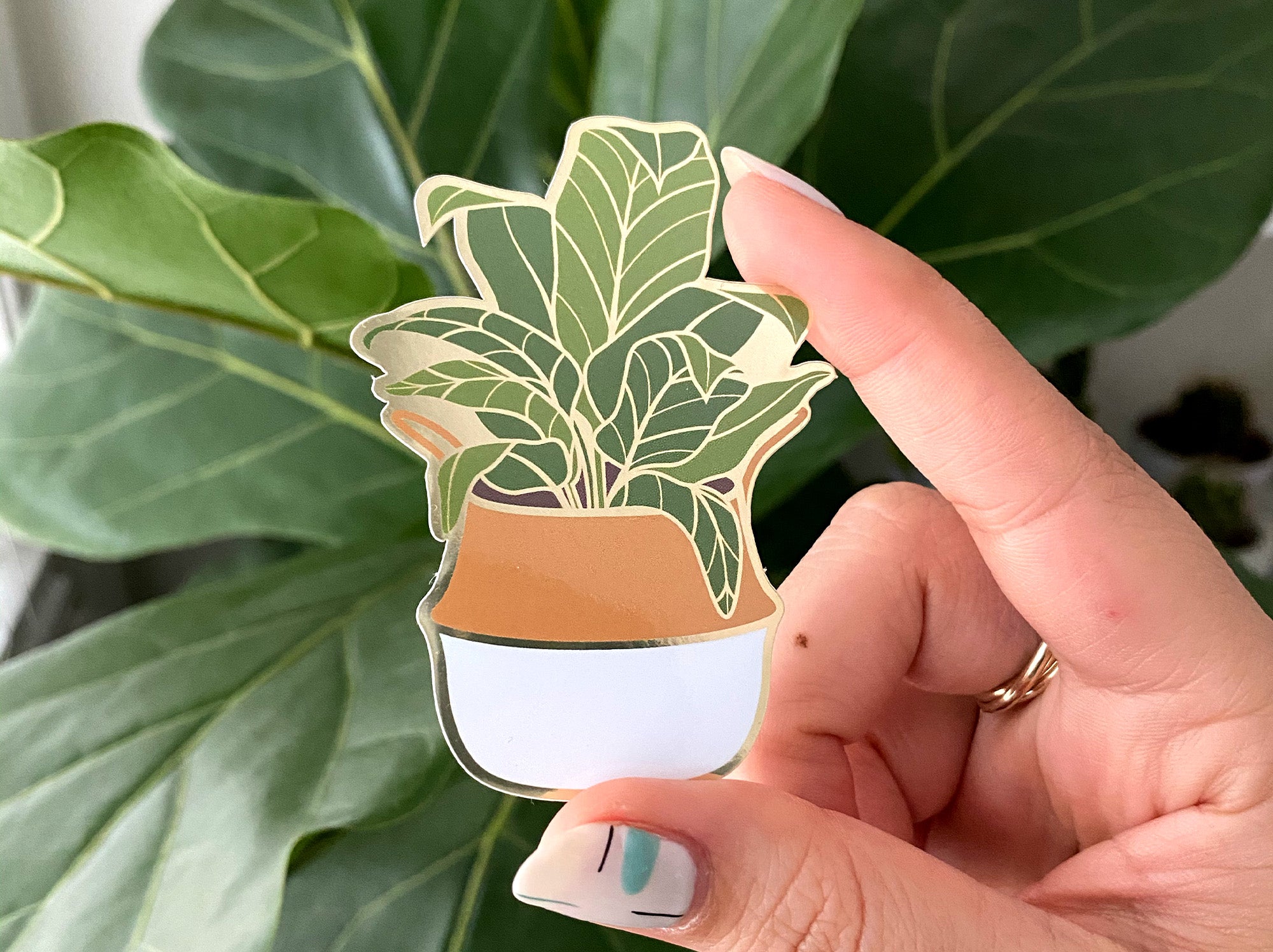 Banana Leaf Sticker