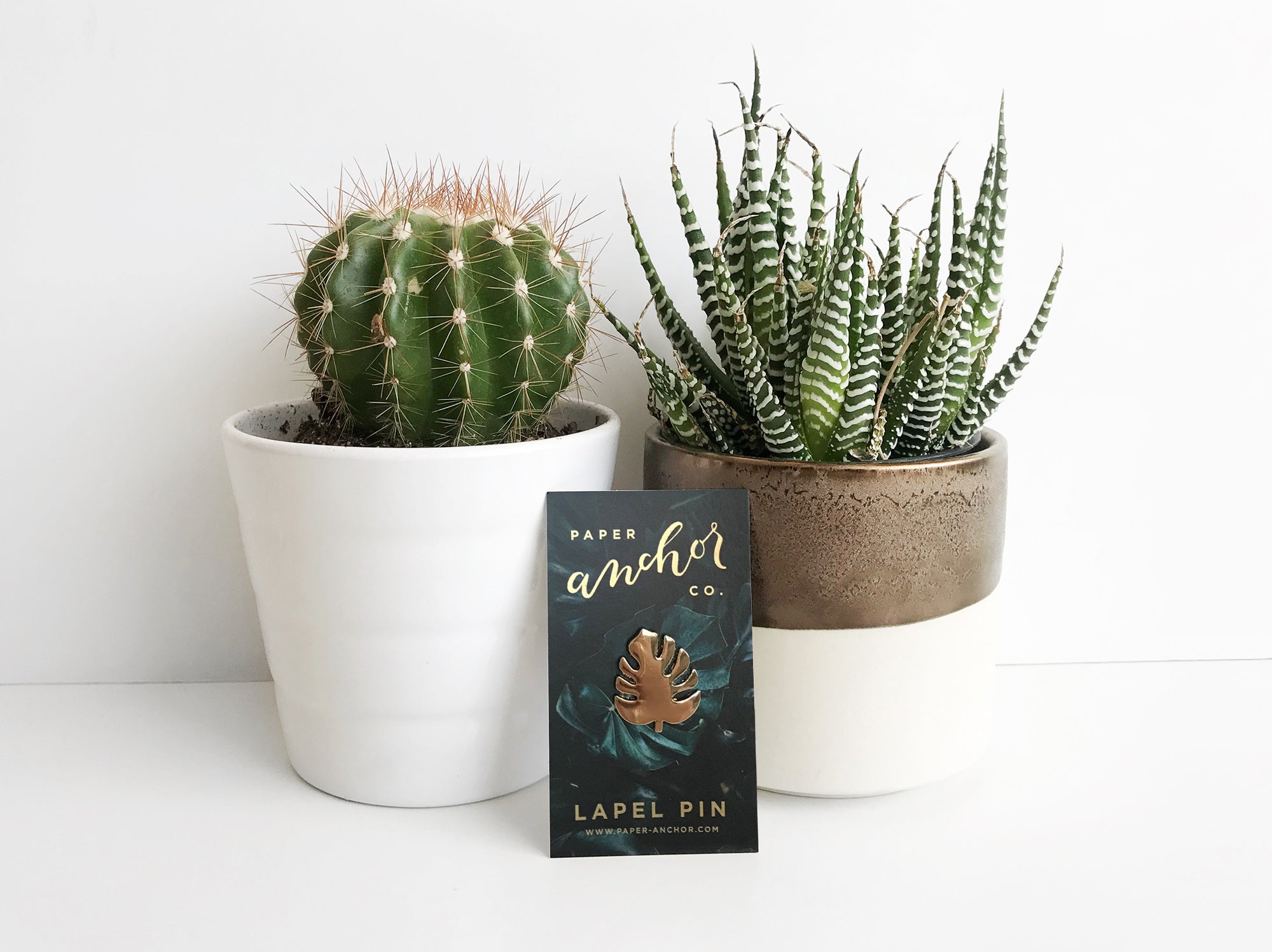 Monstera Leaf Lapel Pin