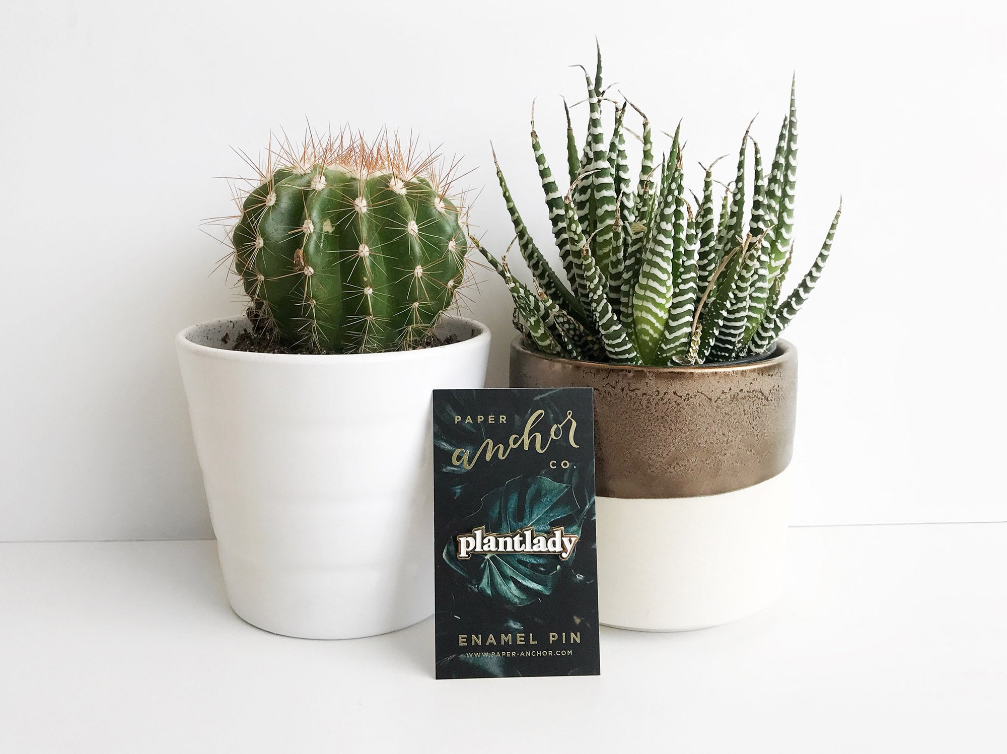 Plant Lady Enamel Lapel Pin