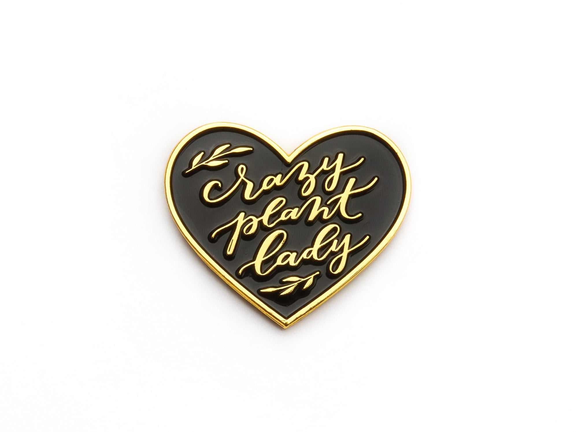 Crazy Plant Lady Enamel Lapel Pin