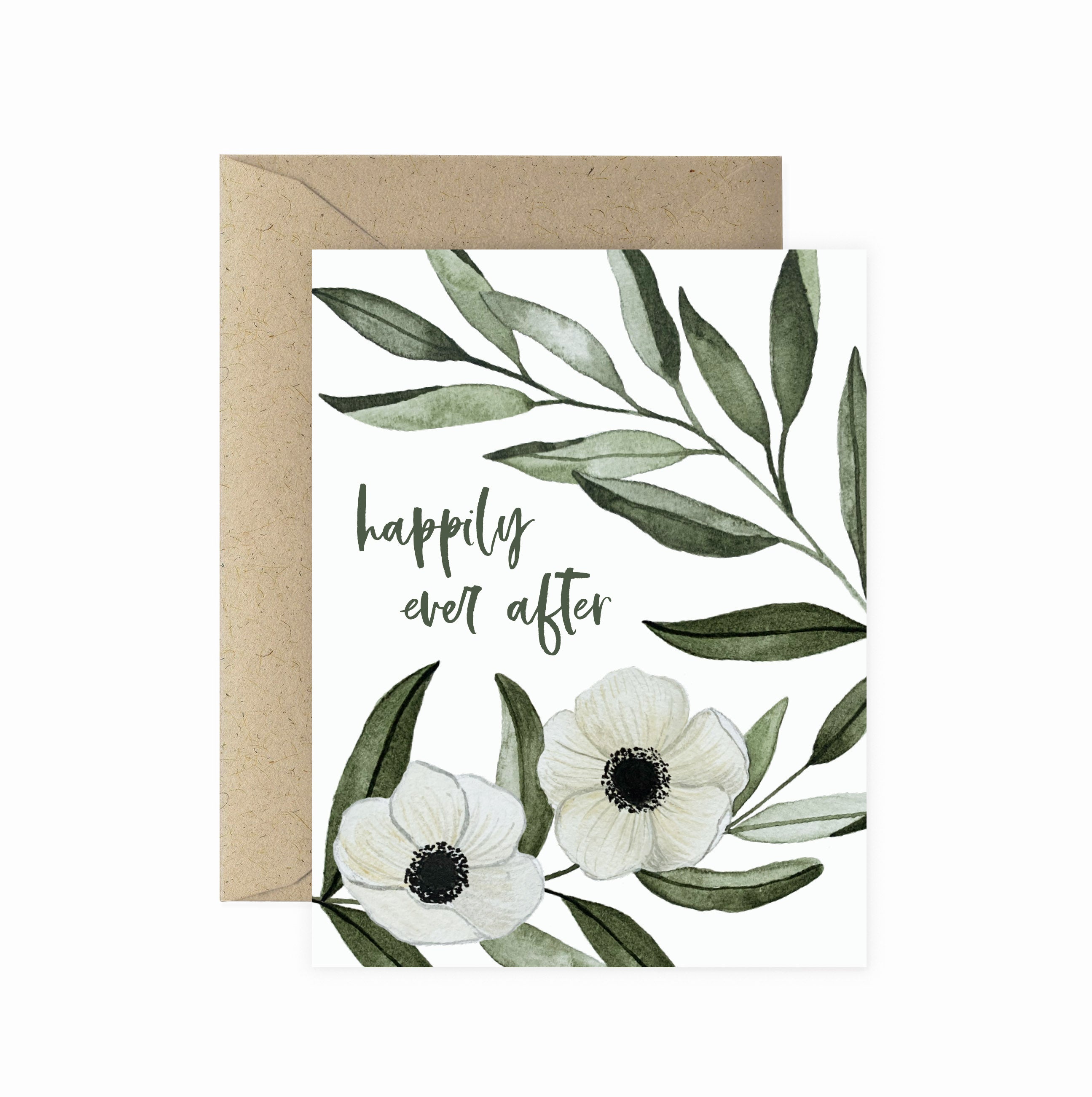 Happily Ever After Wedding Greeting Card