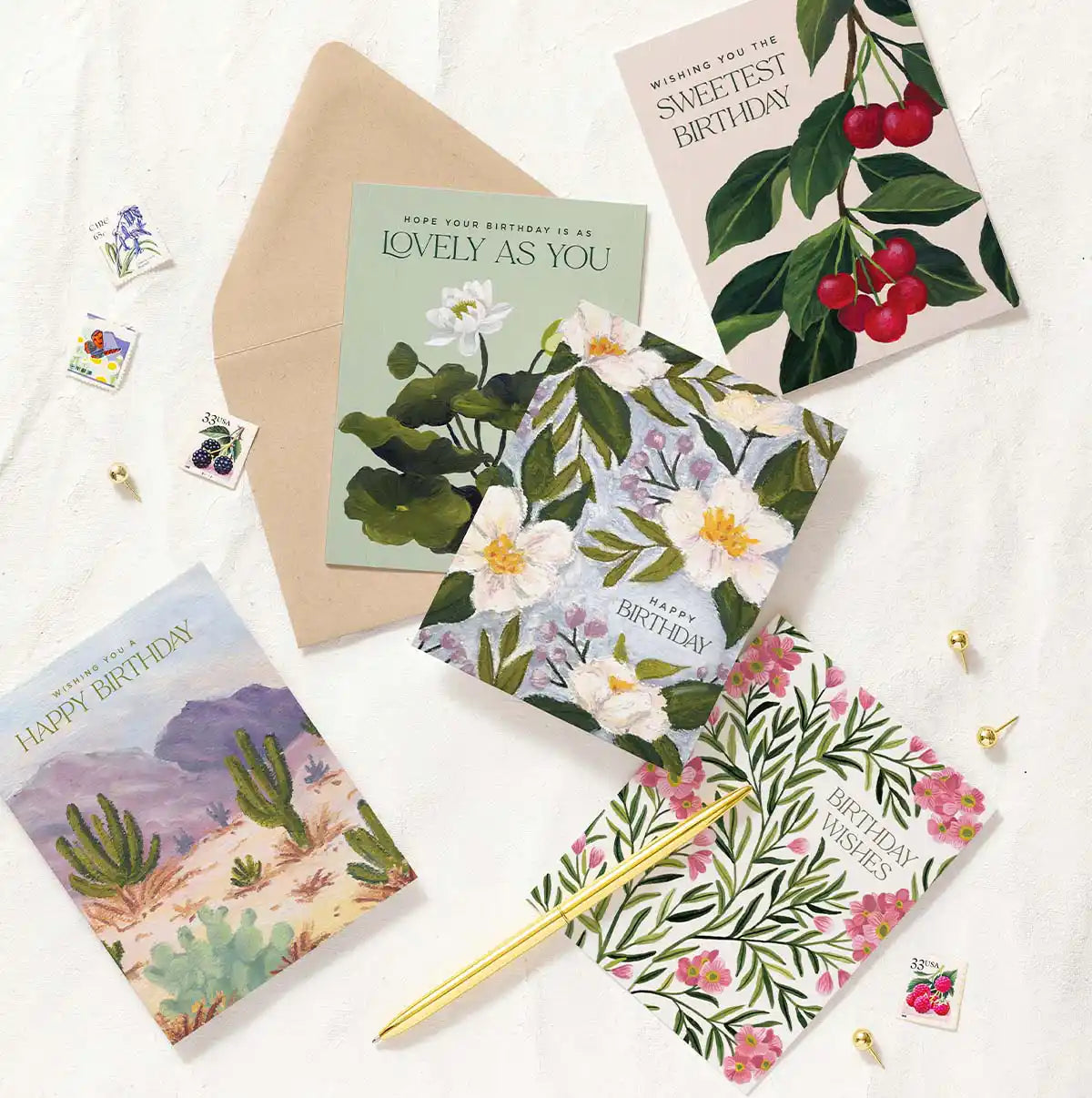 Desertscape Birthday Greeting Card