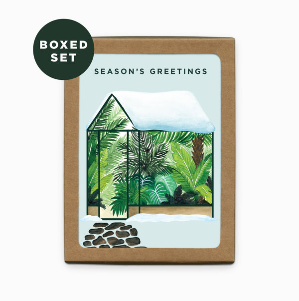 Boxed Set - Season's Greetings Greenhouse Greeting Card