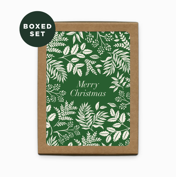 Boxed Set - Christmas Vines Merry Christmas Card