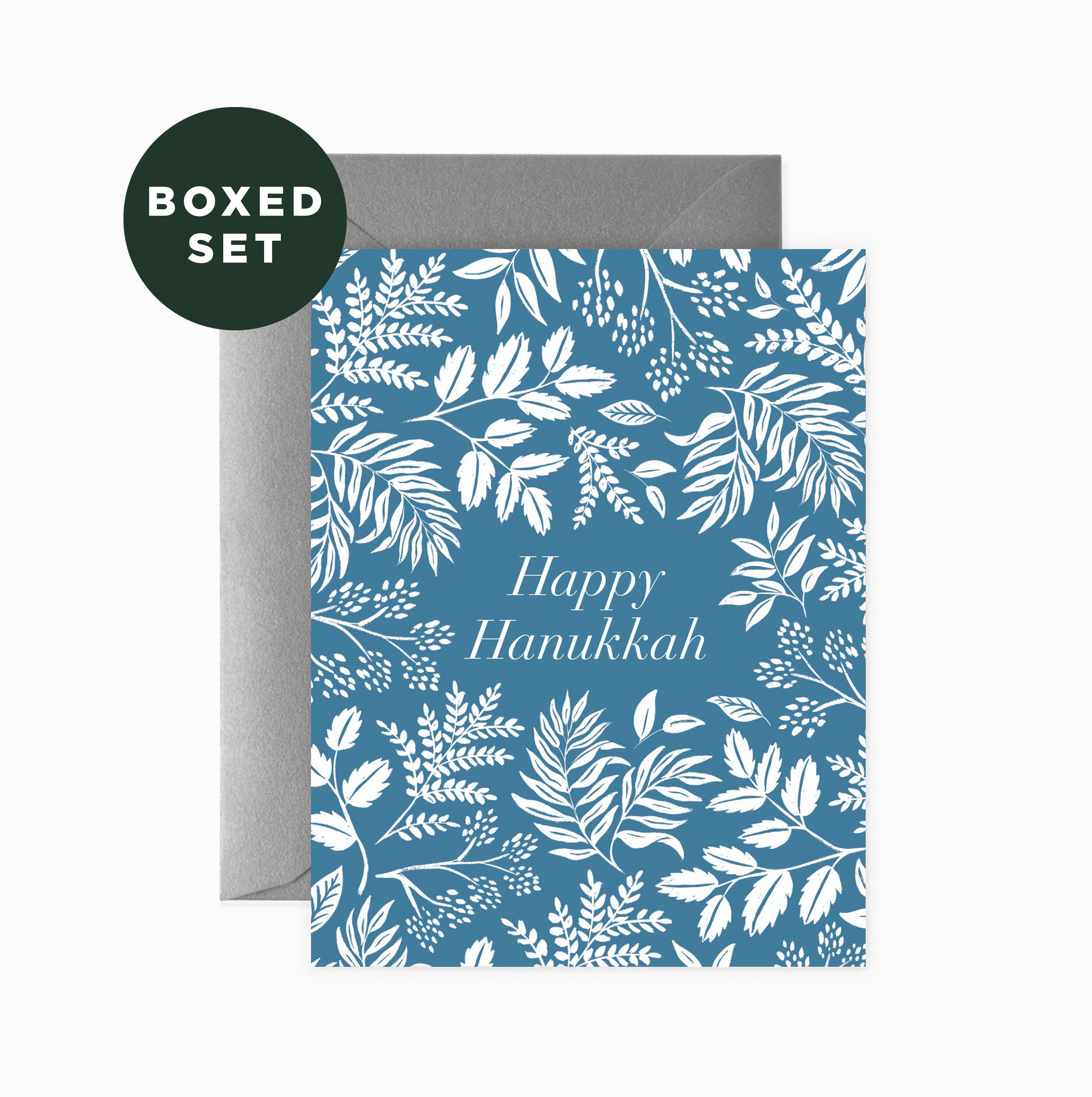 Holiday Vines Happy Hanukkah Card | Boxed Set of 6