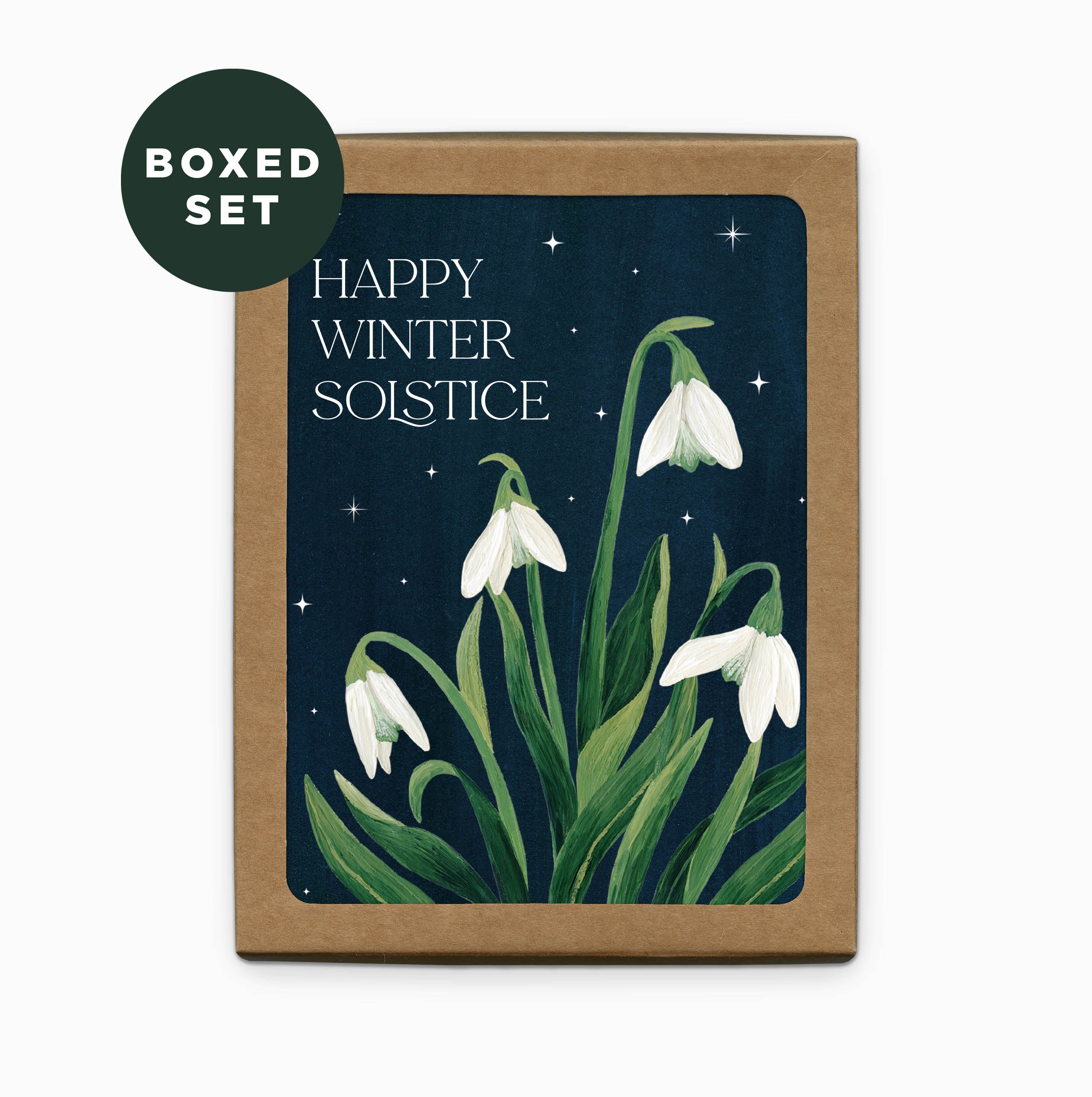 Happy Winter Solstice Holiday Card | Boxed Set of 6