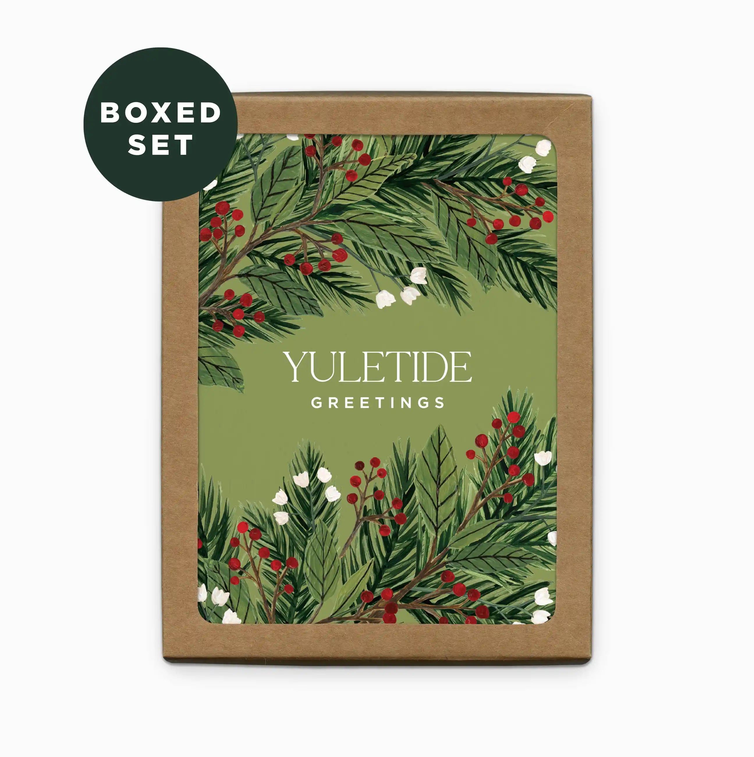 Yuletide Greetings Holiday Card | Boxed Set of 6