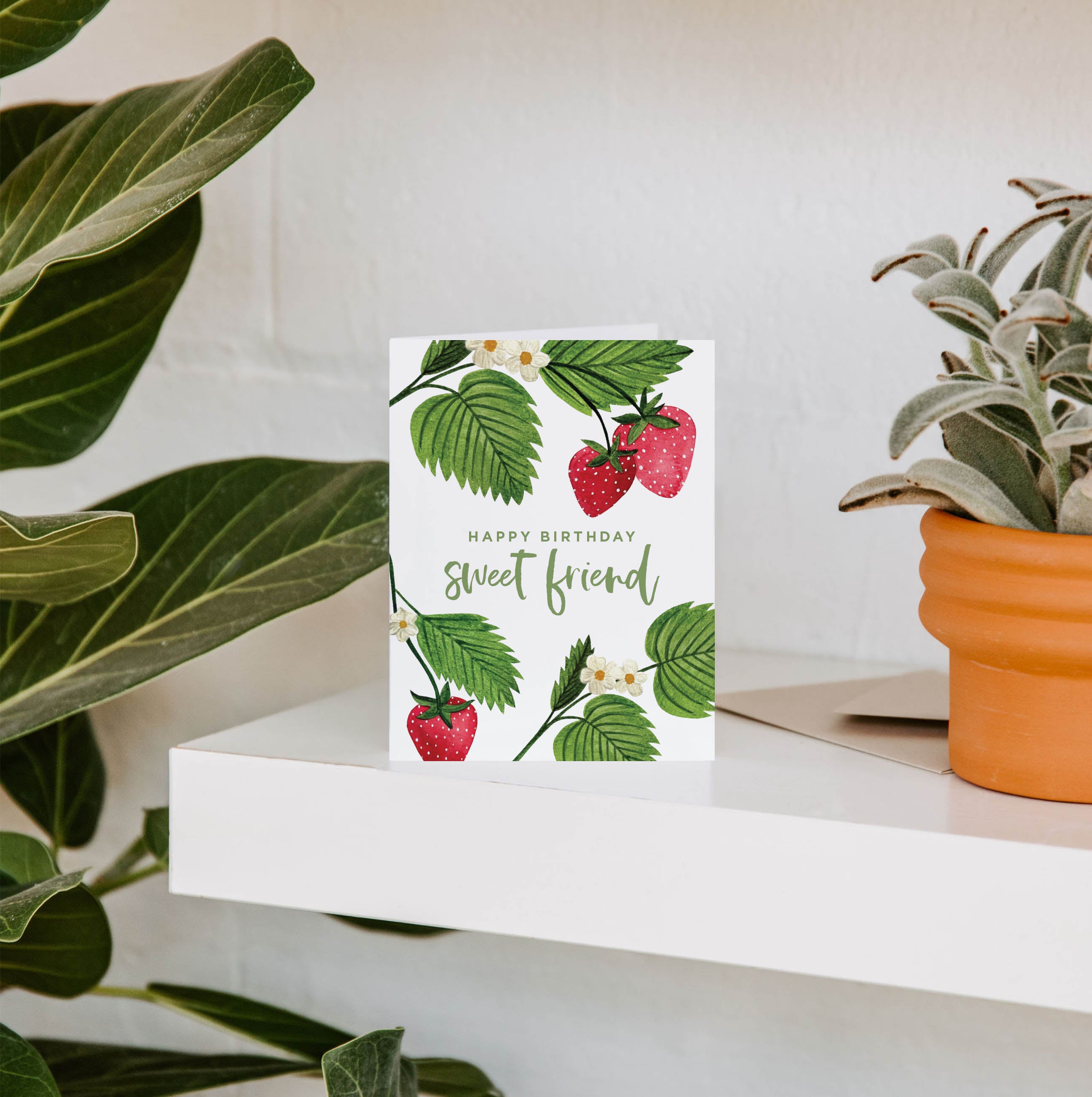 Sweet Friend Happy Birthday Greeting Card